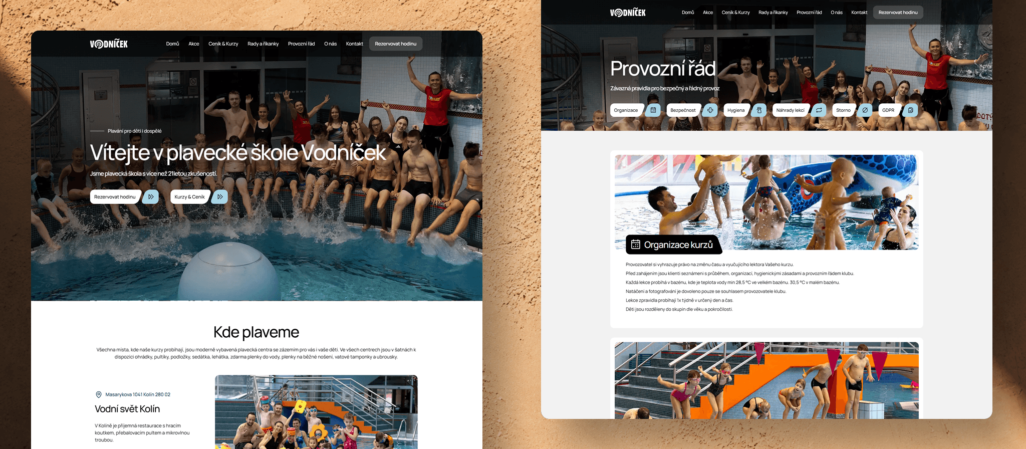 Vodníček | Swimming