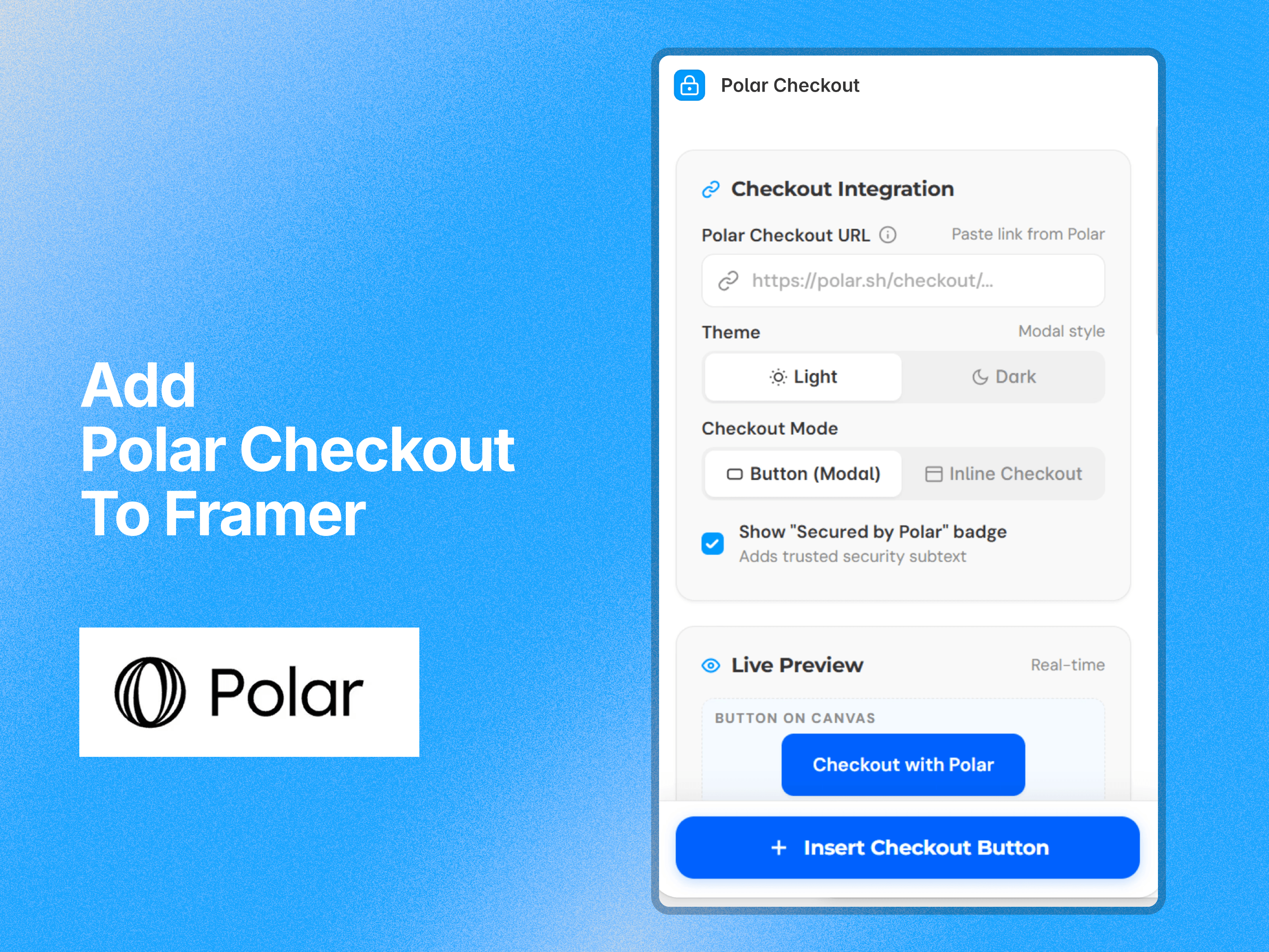 Polar Checkout