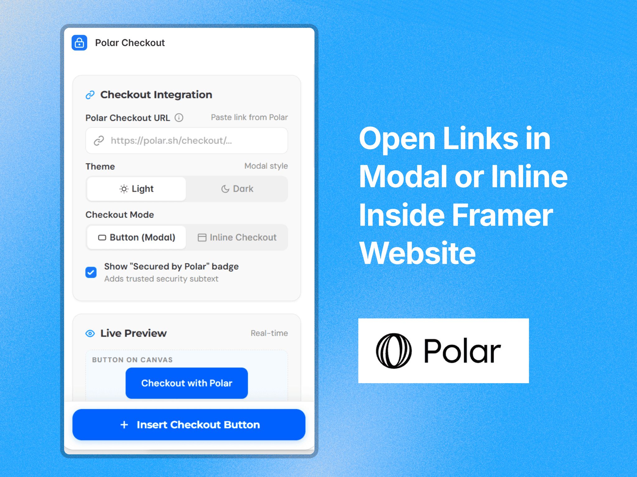 Polar Checkout