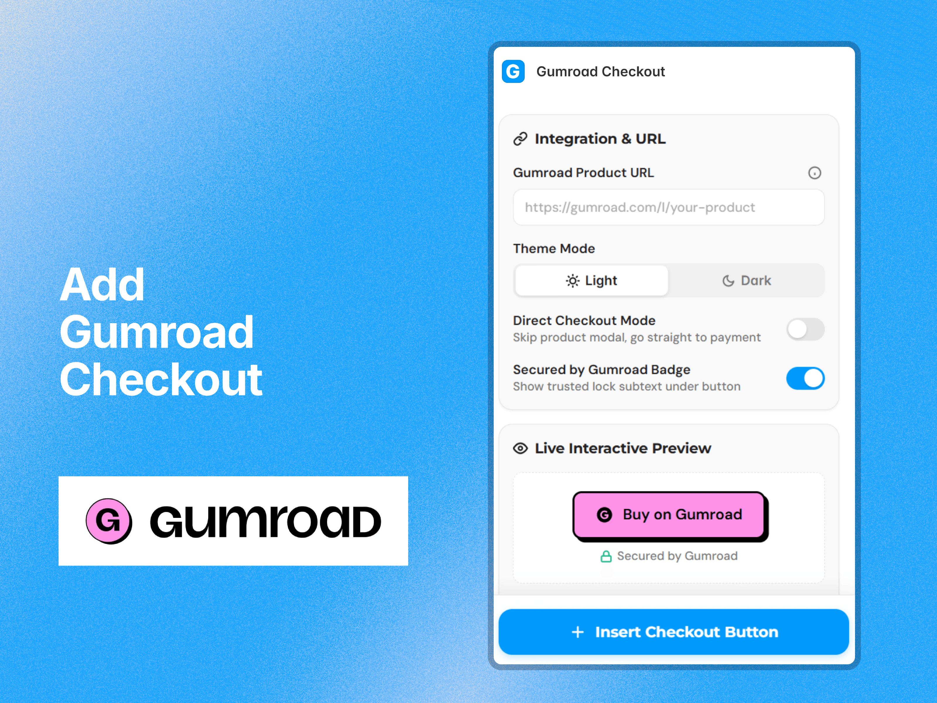 Gumroad Checkout