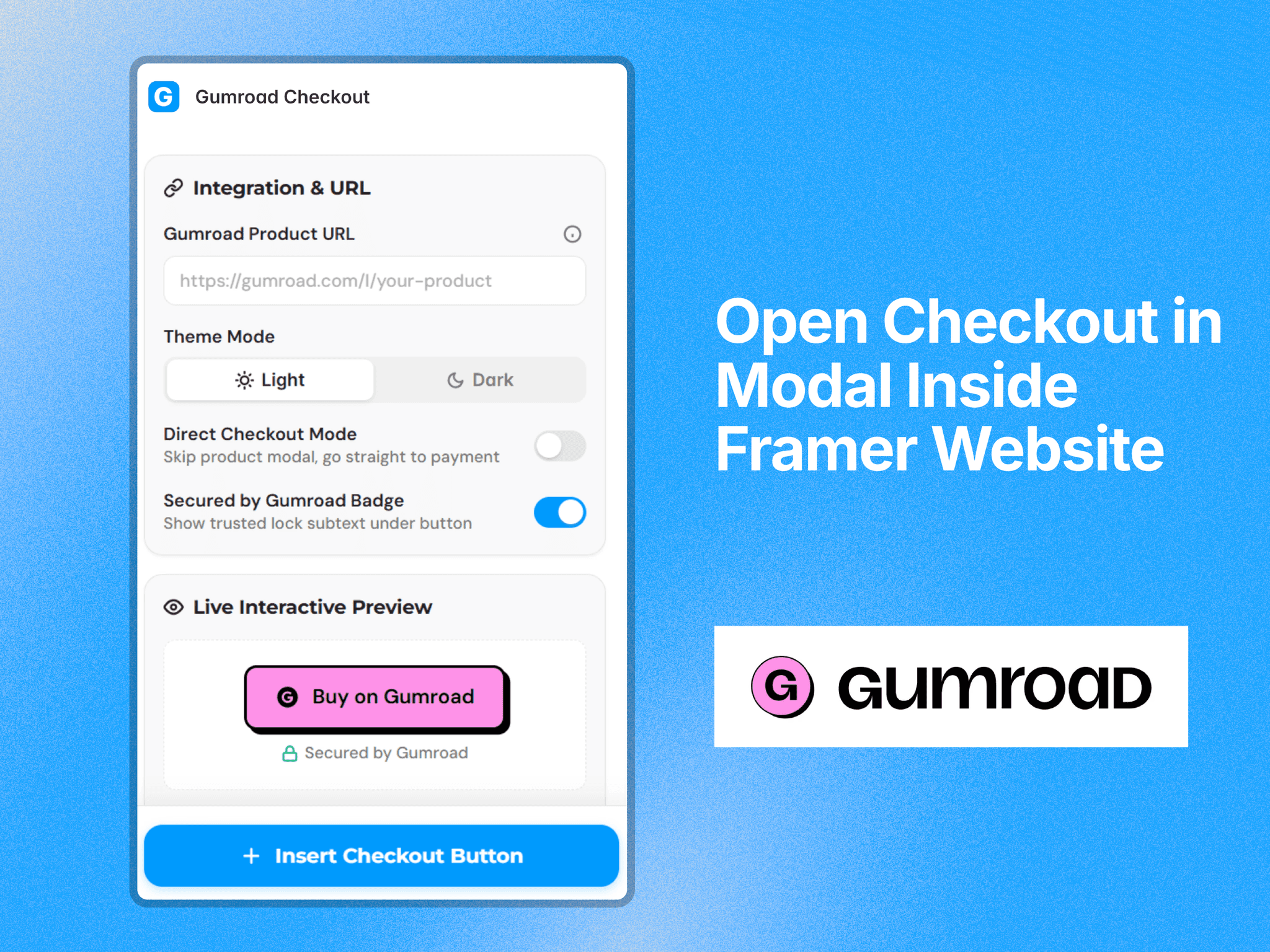 Gumroad Checkout