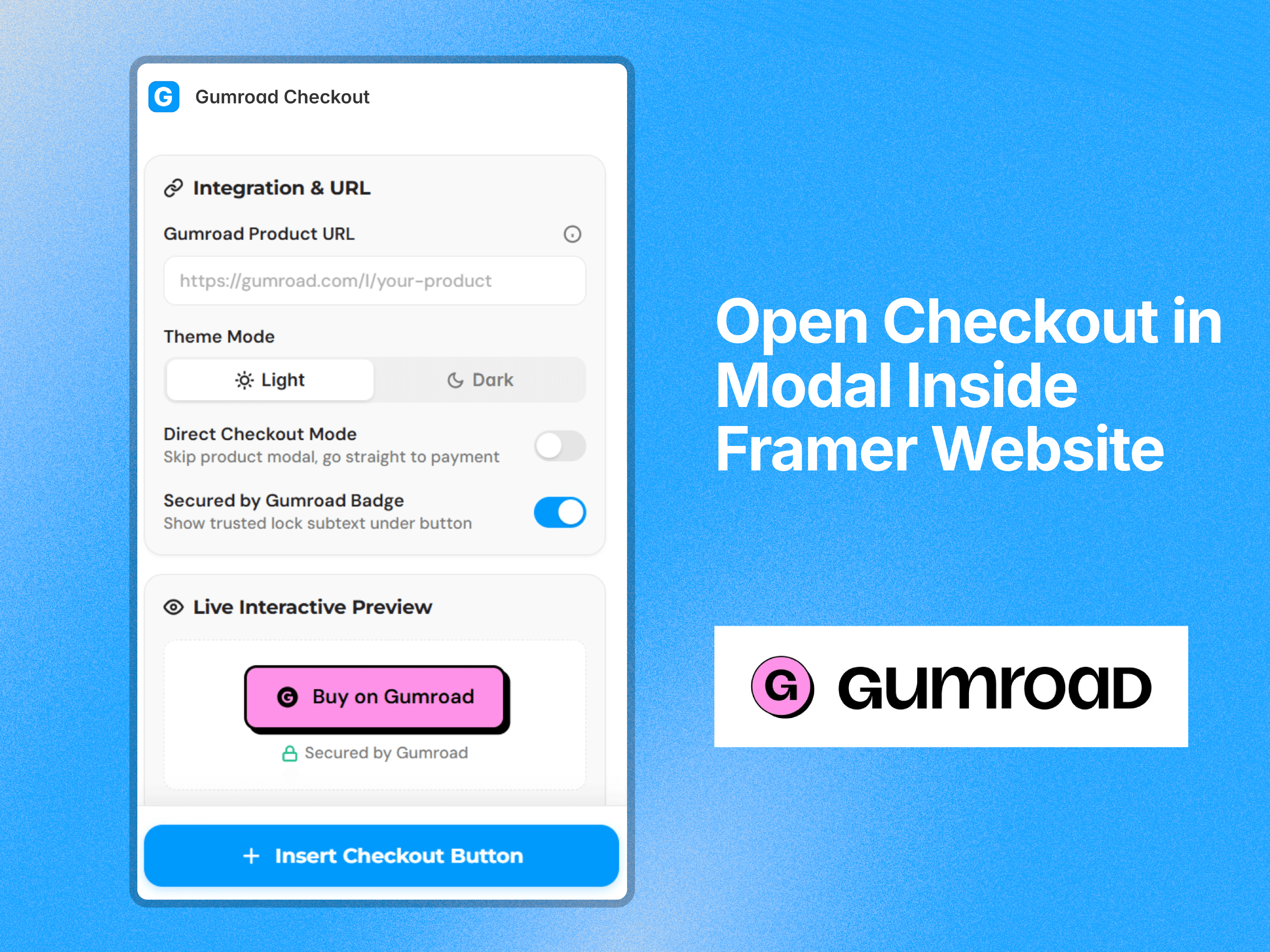 Gumroad Checkout