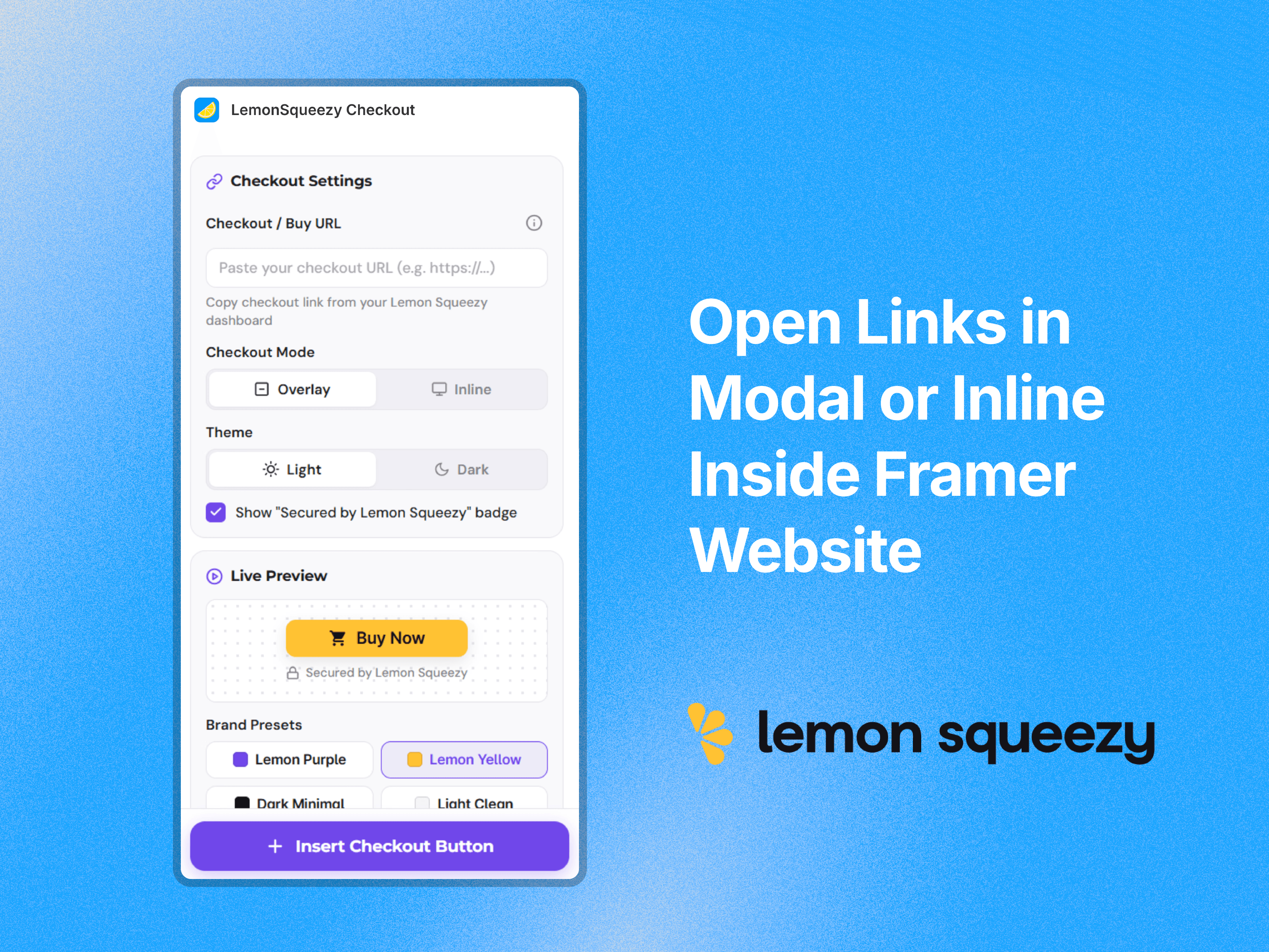 LemonSqueezy Checkout