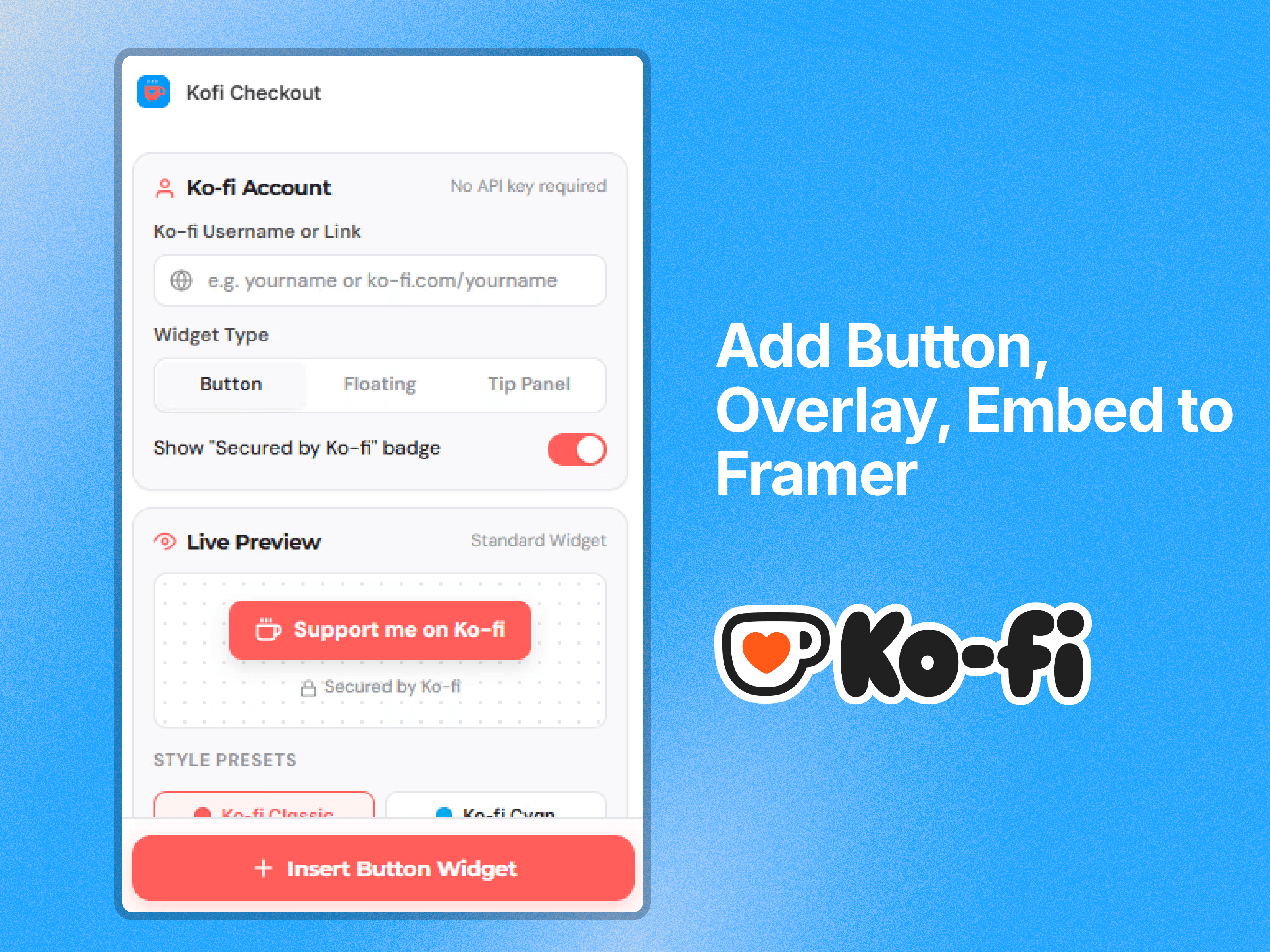 Kofi Checkout