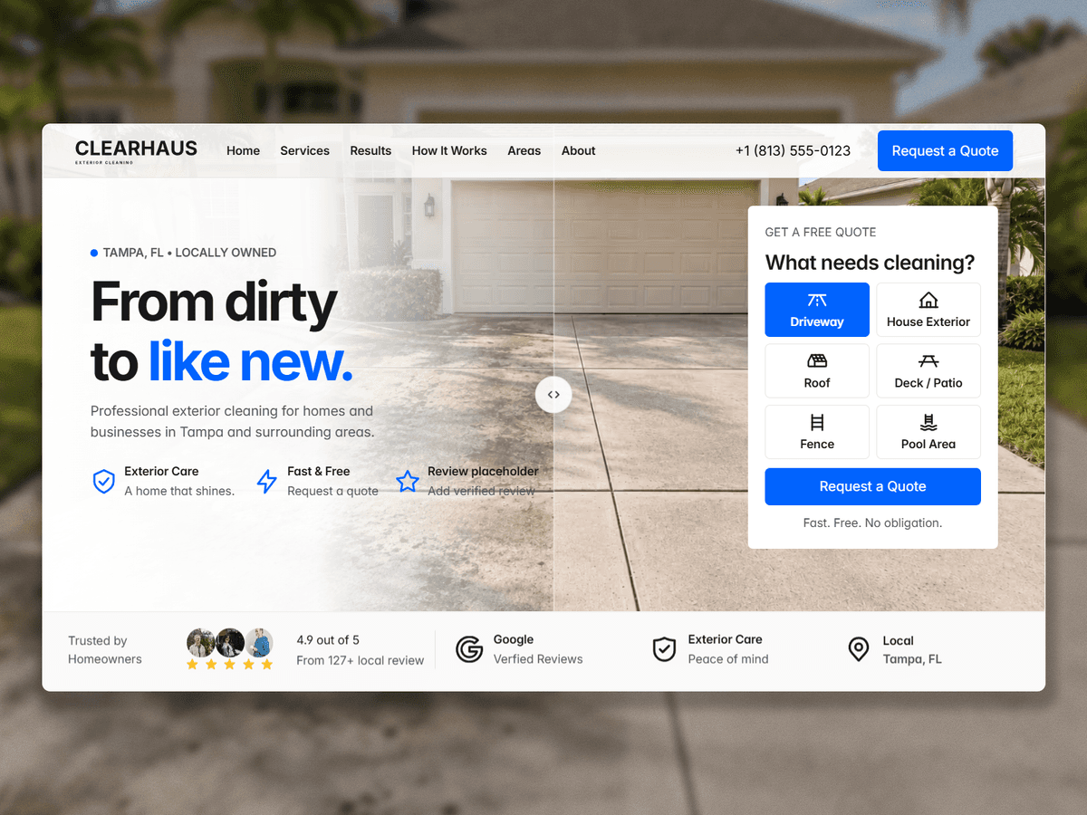 ClearHause by Ünsal Onur Özen - design asset by Framer