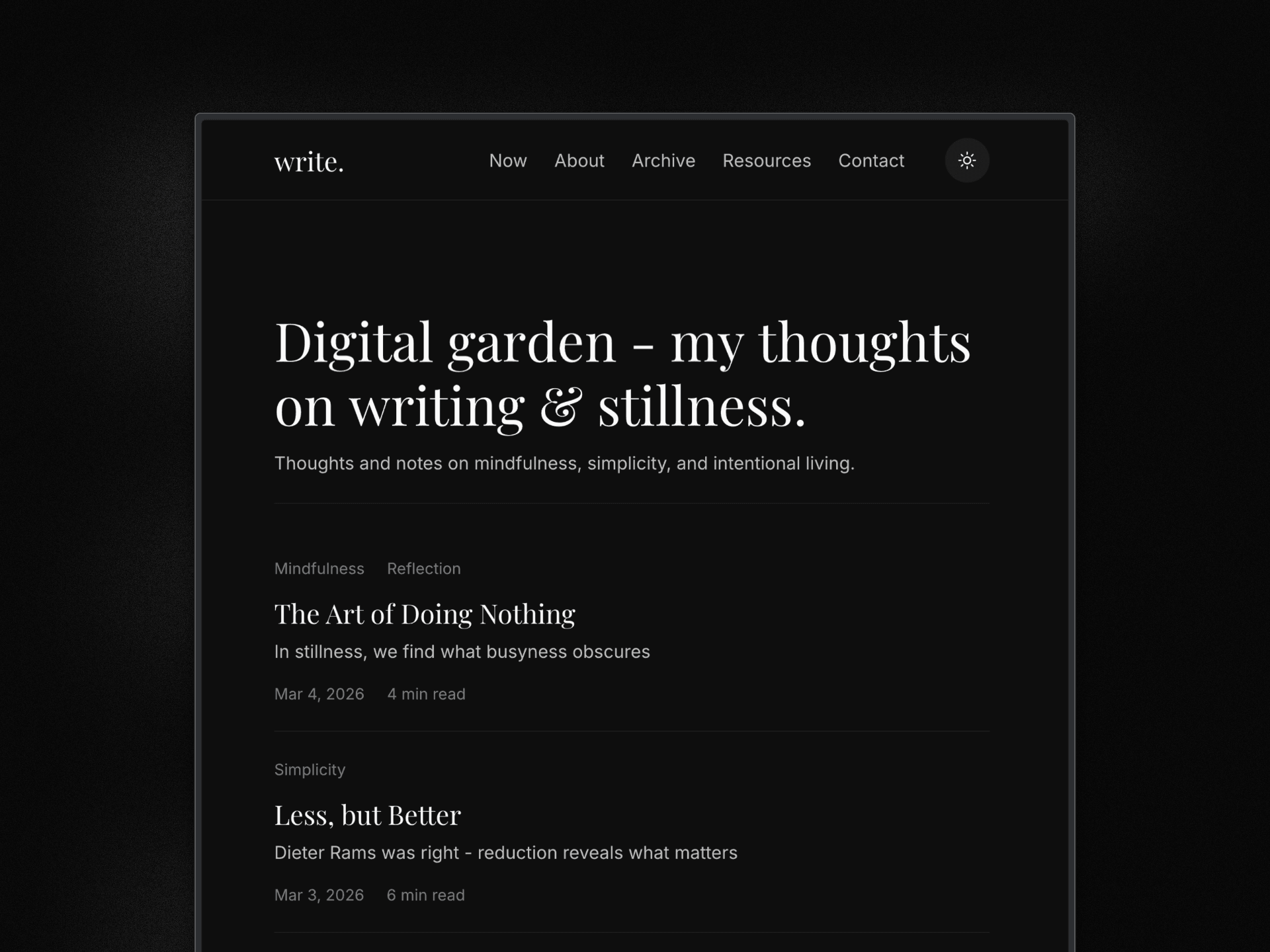 Write