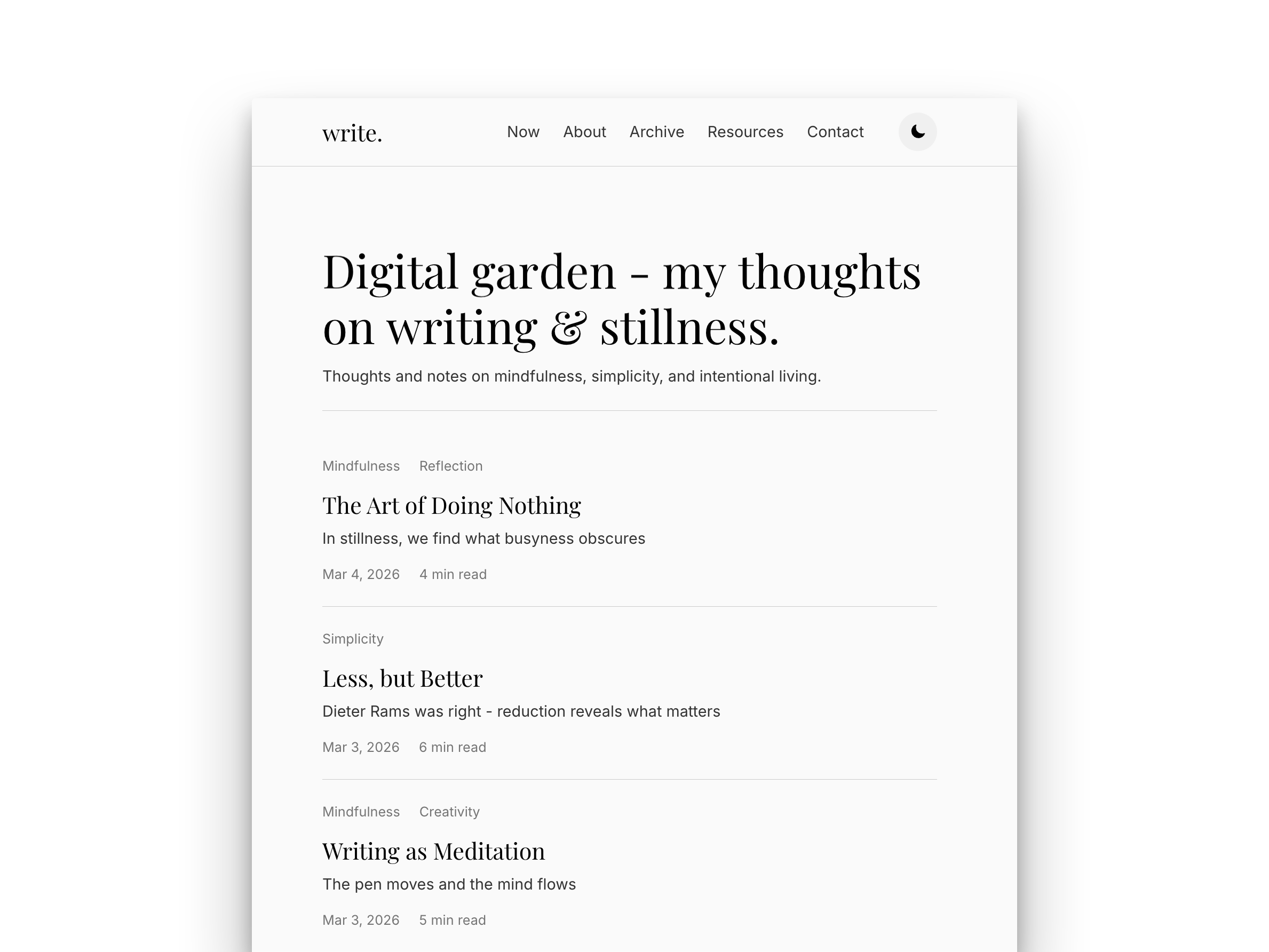 Write