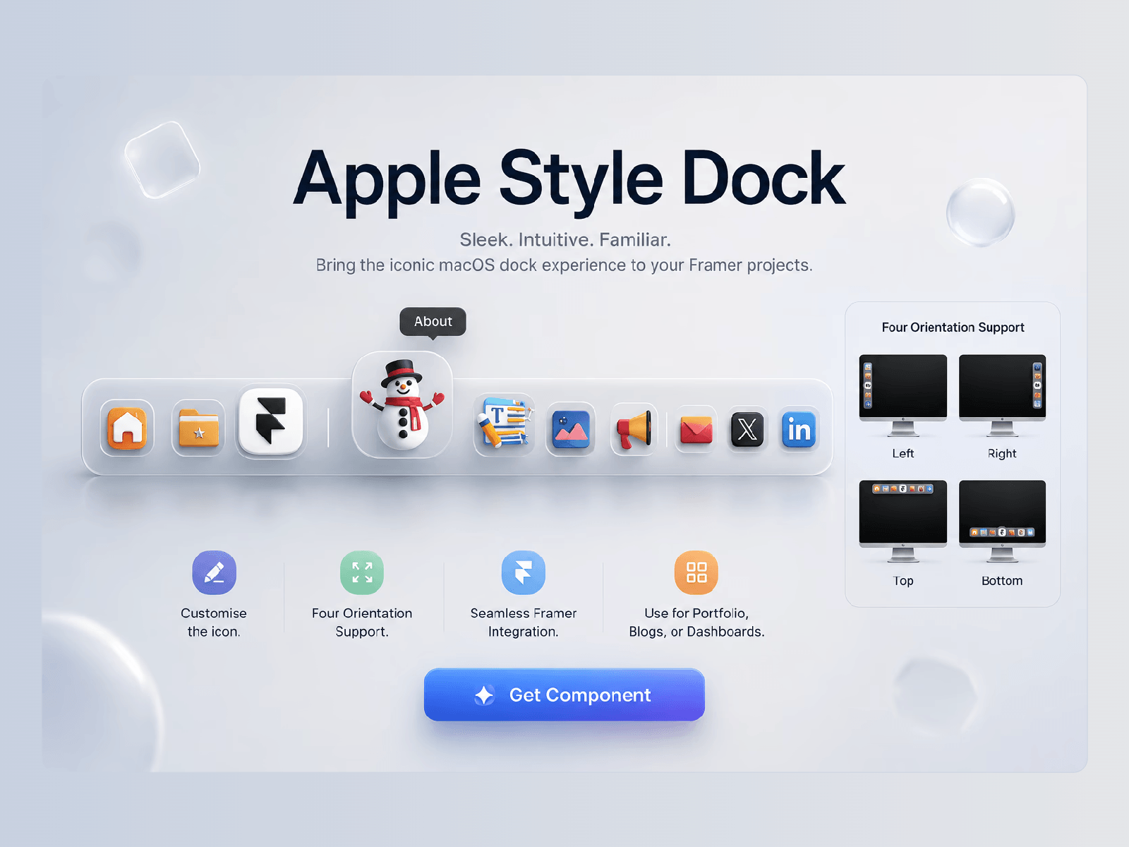 Mac Dock Navigation