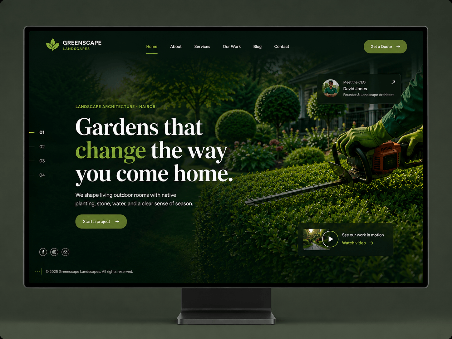 Landscapers Website