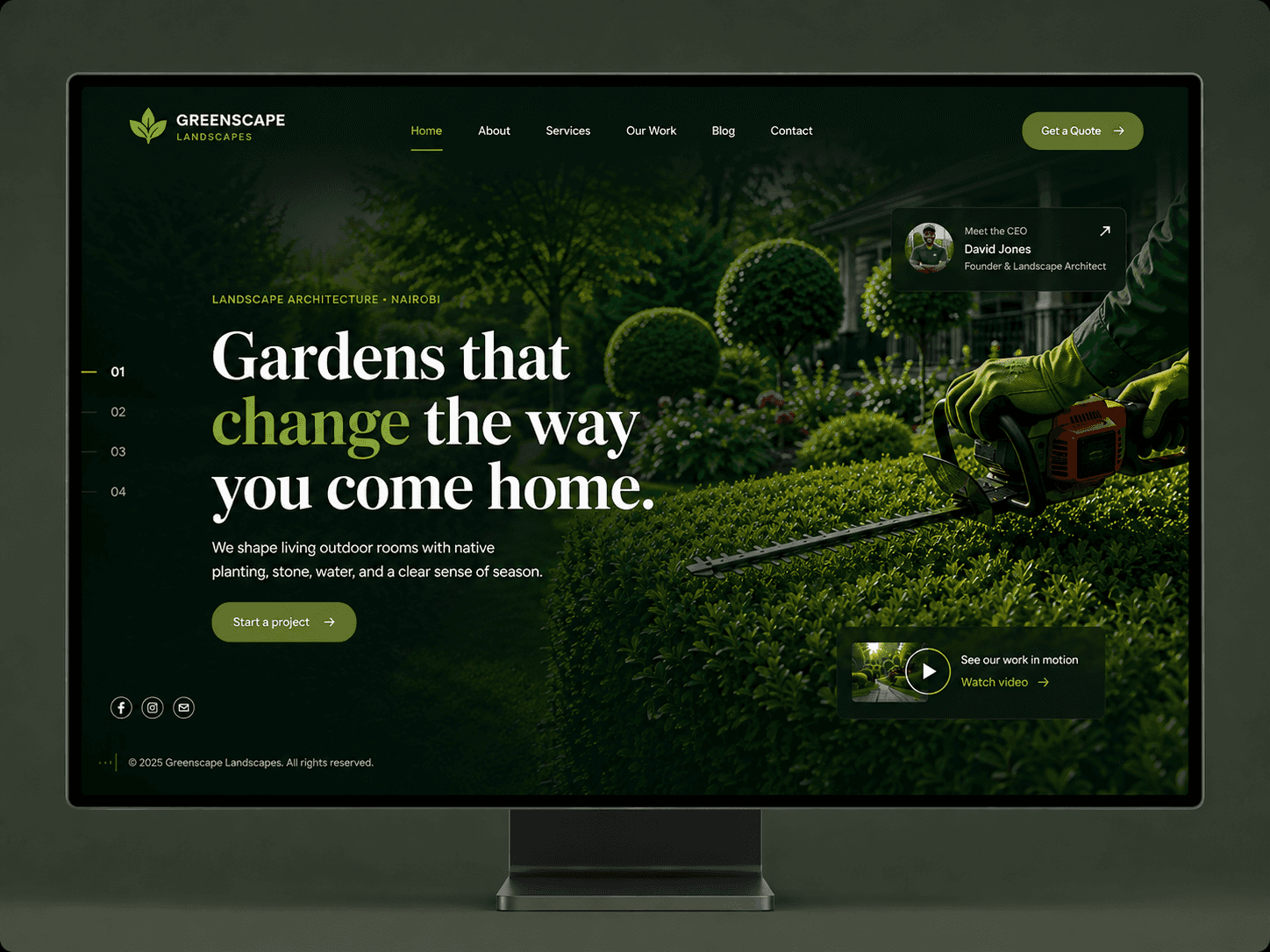 Landscapers Website