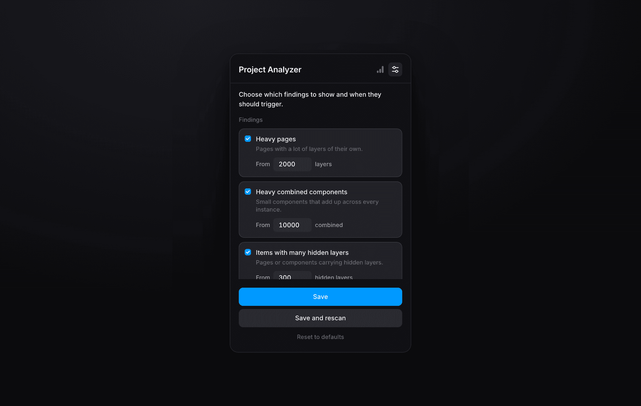 Project Analyzer