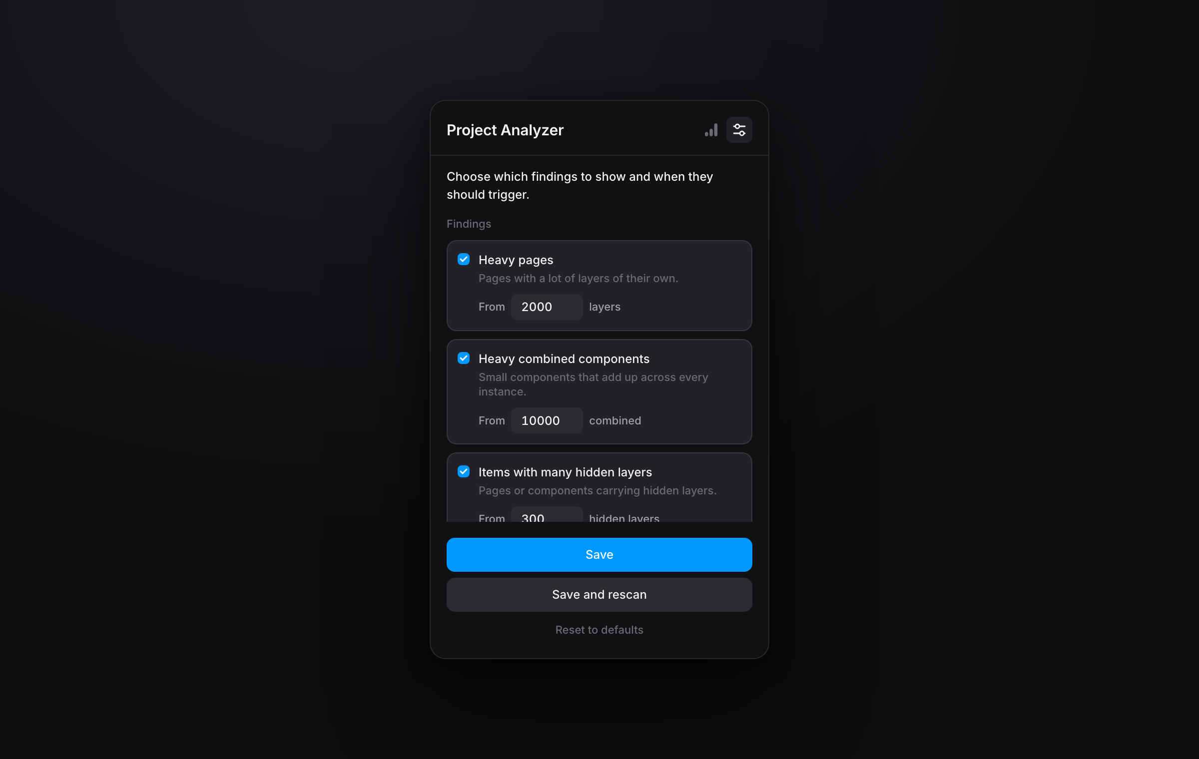 Project Analyzer