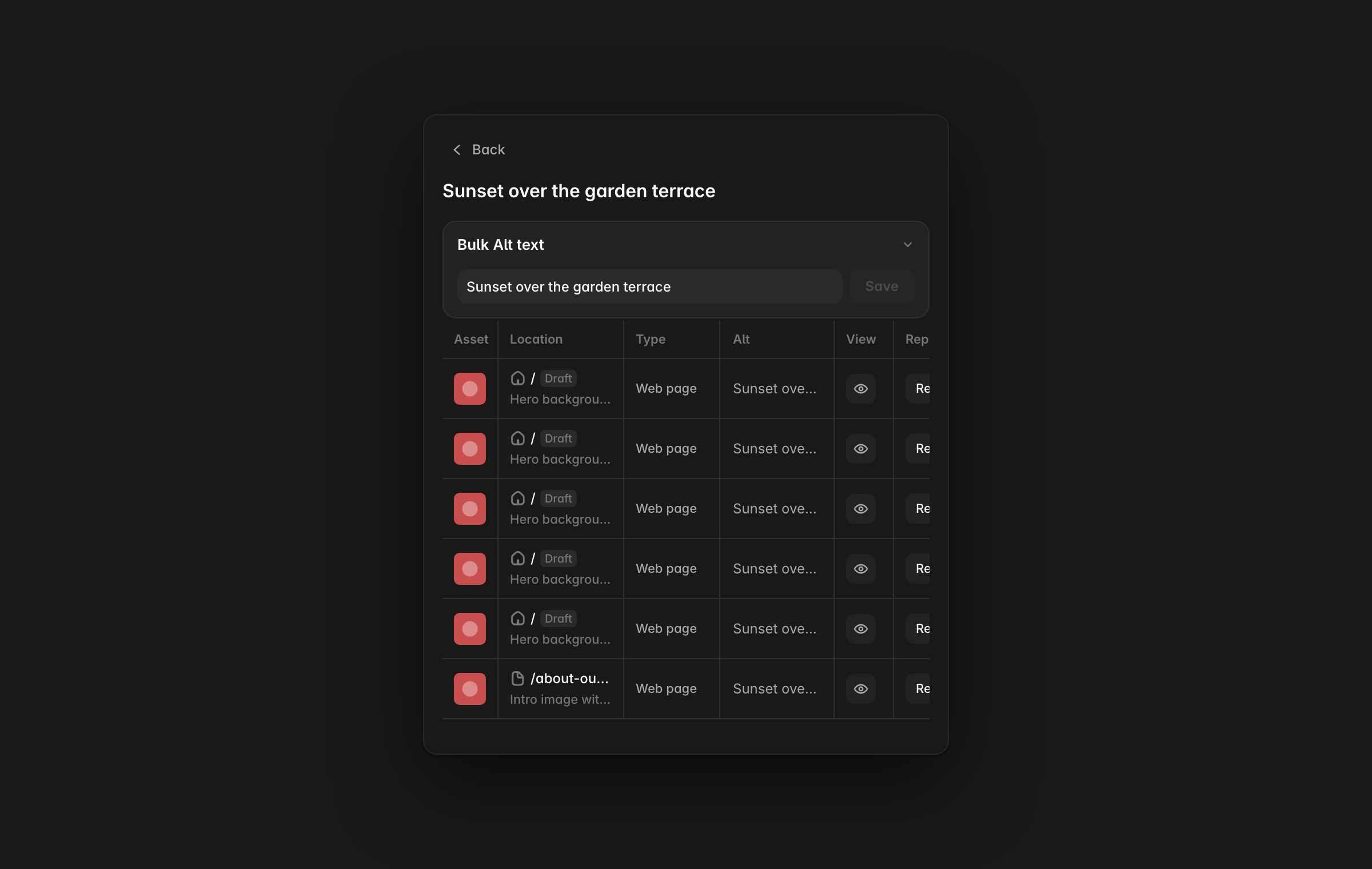 Asset Analyzer