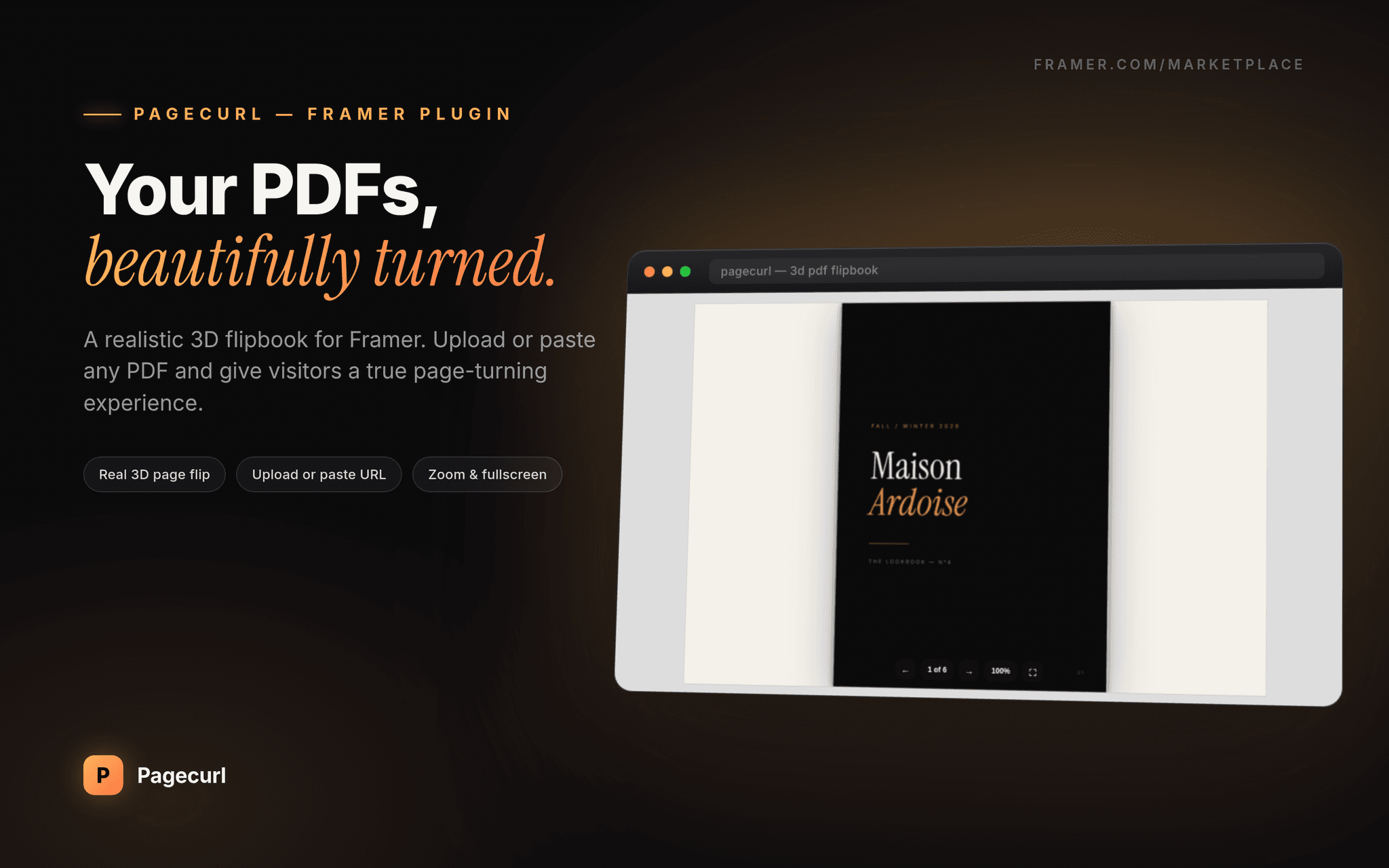 Pagecurl - 3D PDF Flipbook