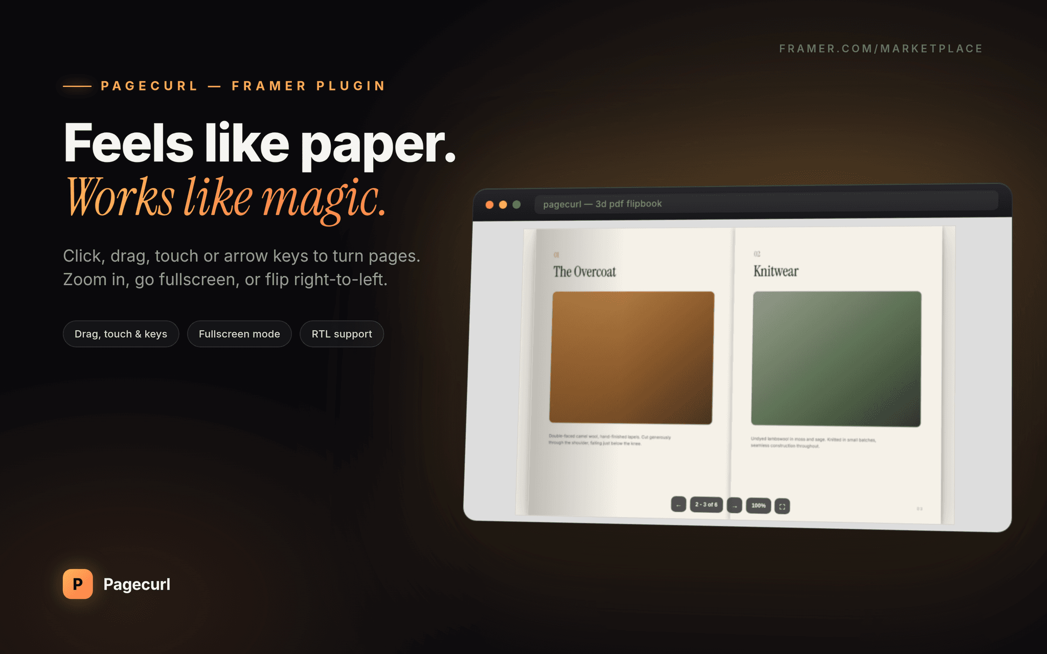 Pagecurl - 3D PDF Flipbook