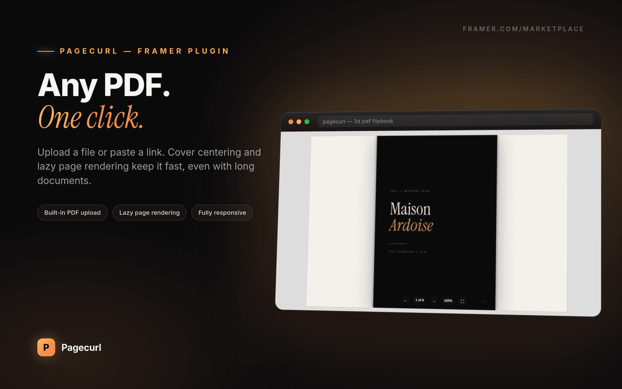 Pagecurl - 3D PDF Flipbook