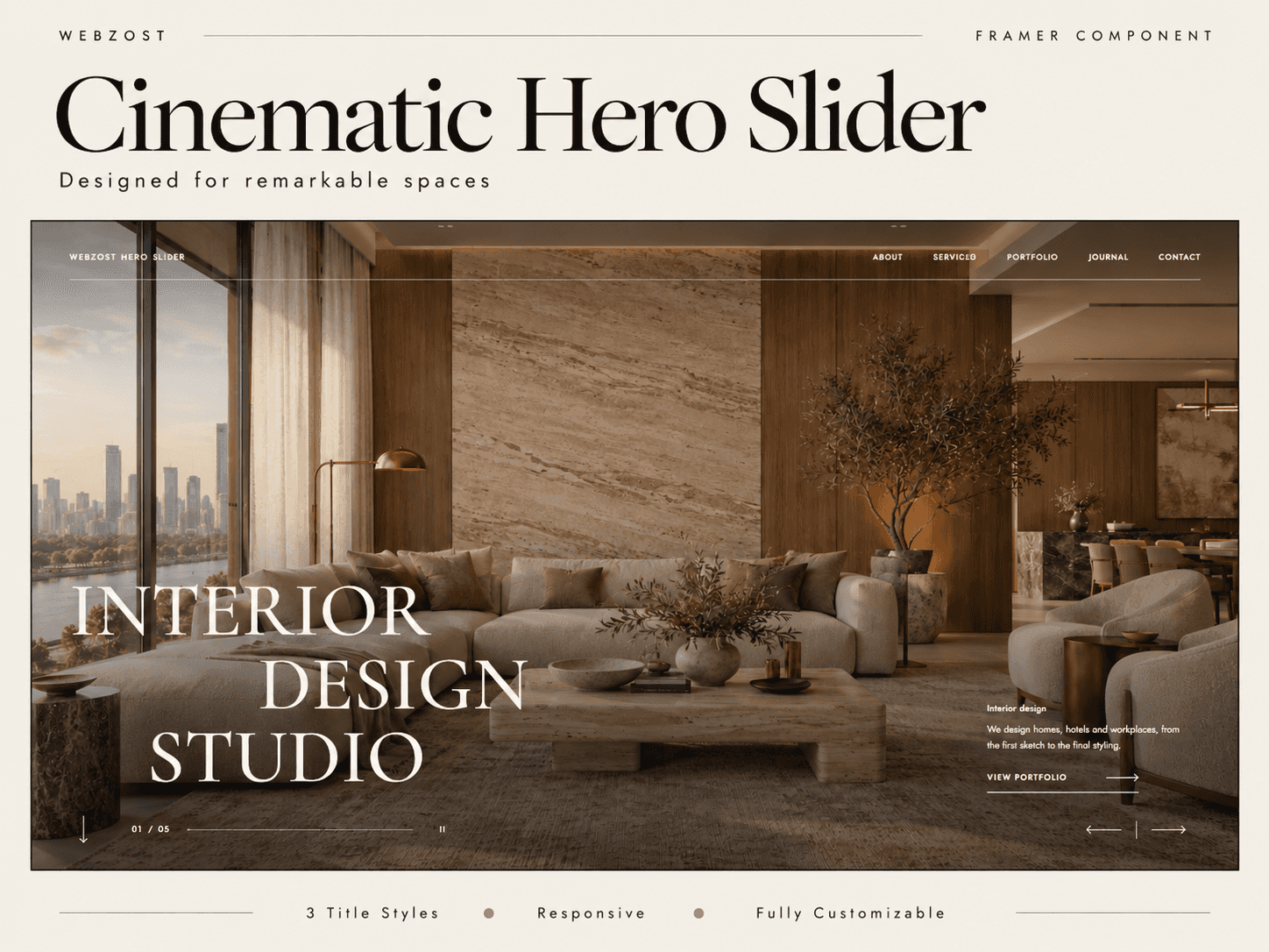 Webzost Hero Slider
