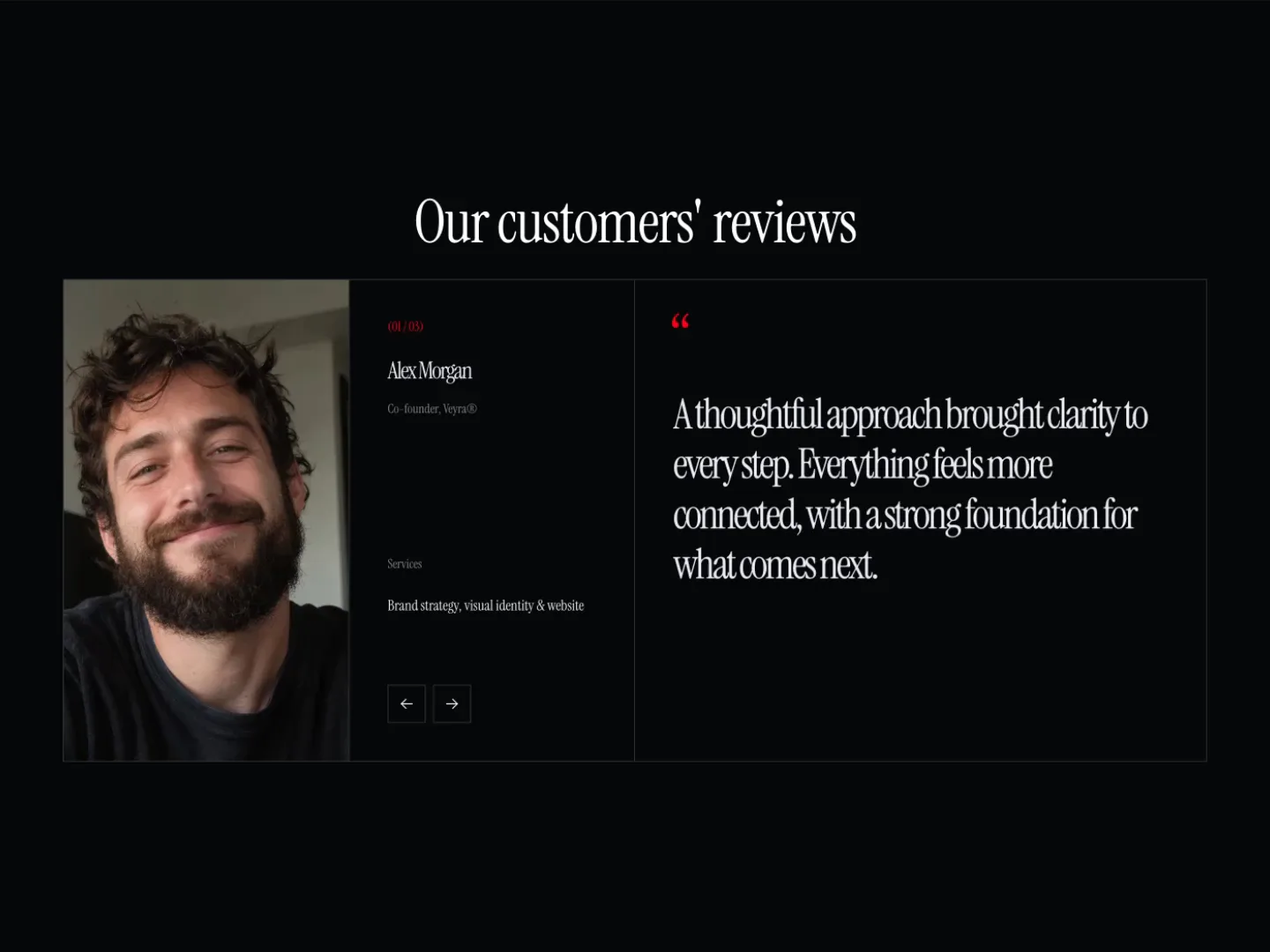 Testimonial Slider