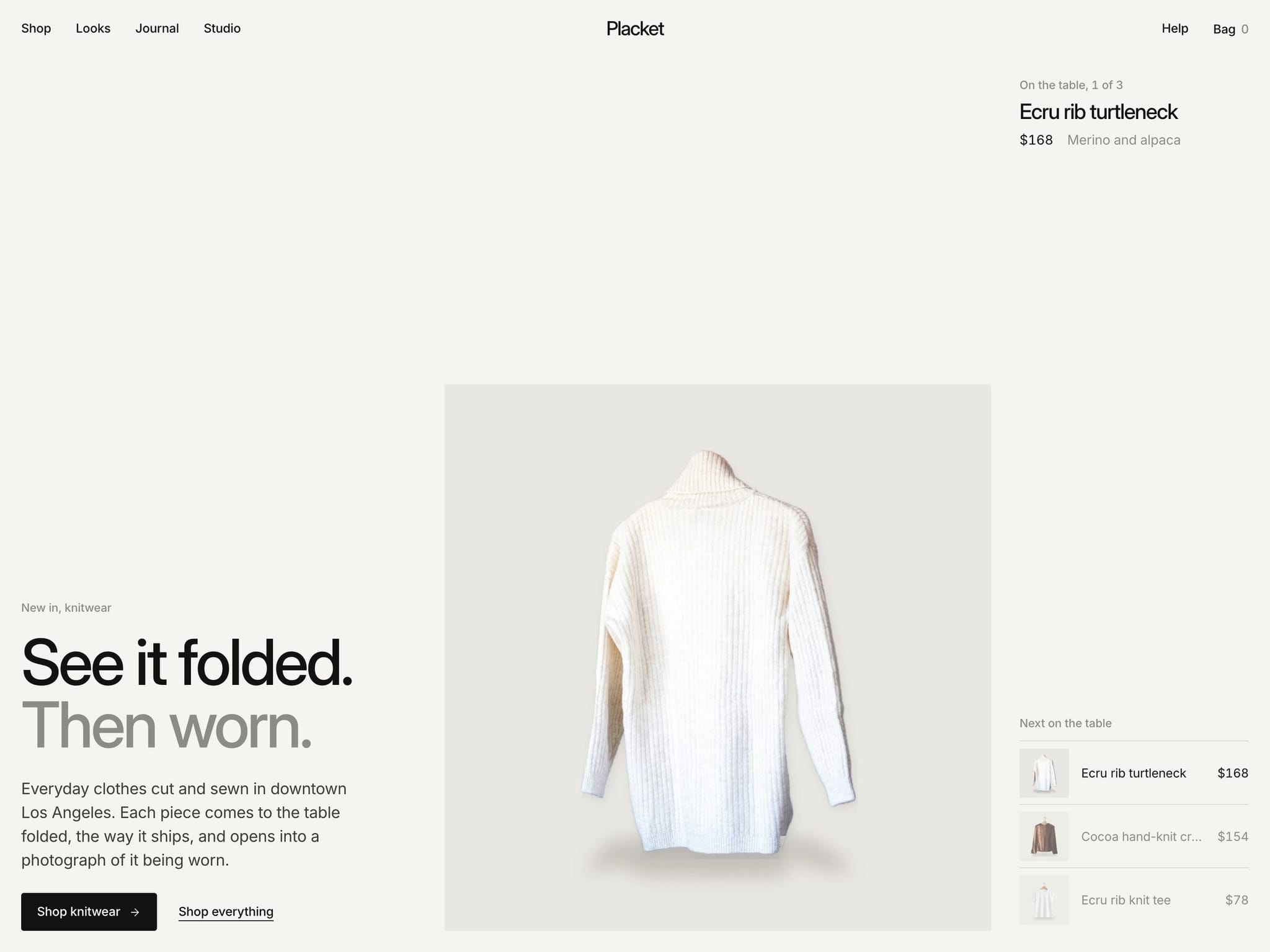 Placket