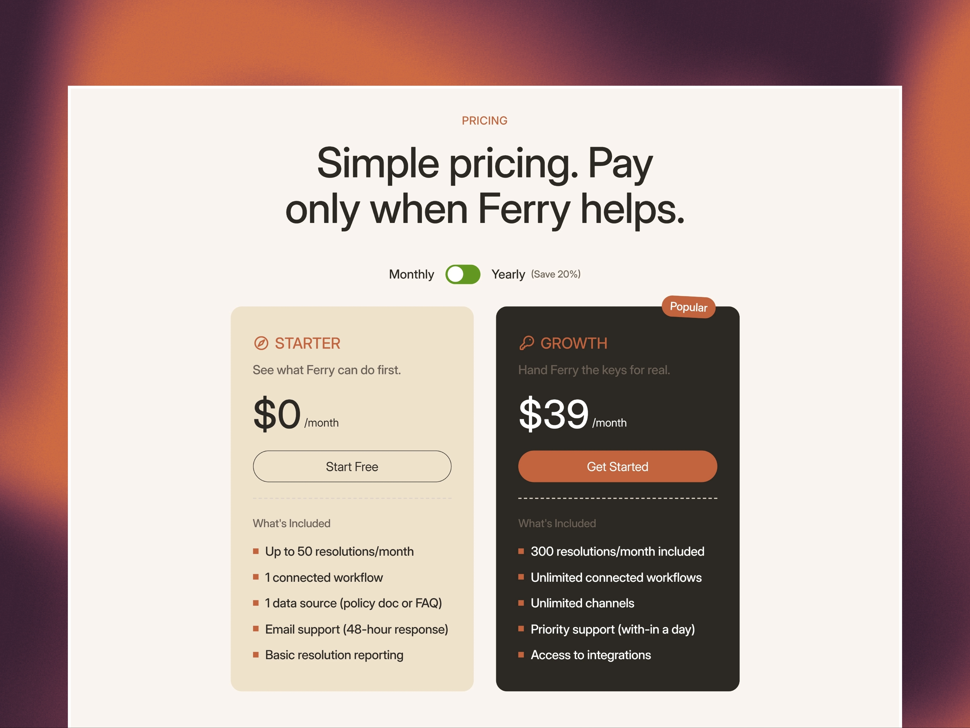Ferry Agent