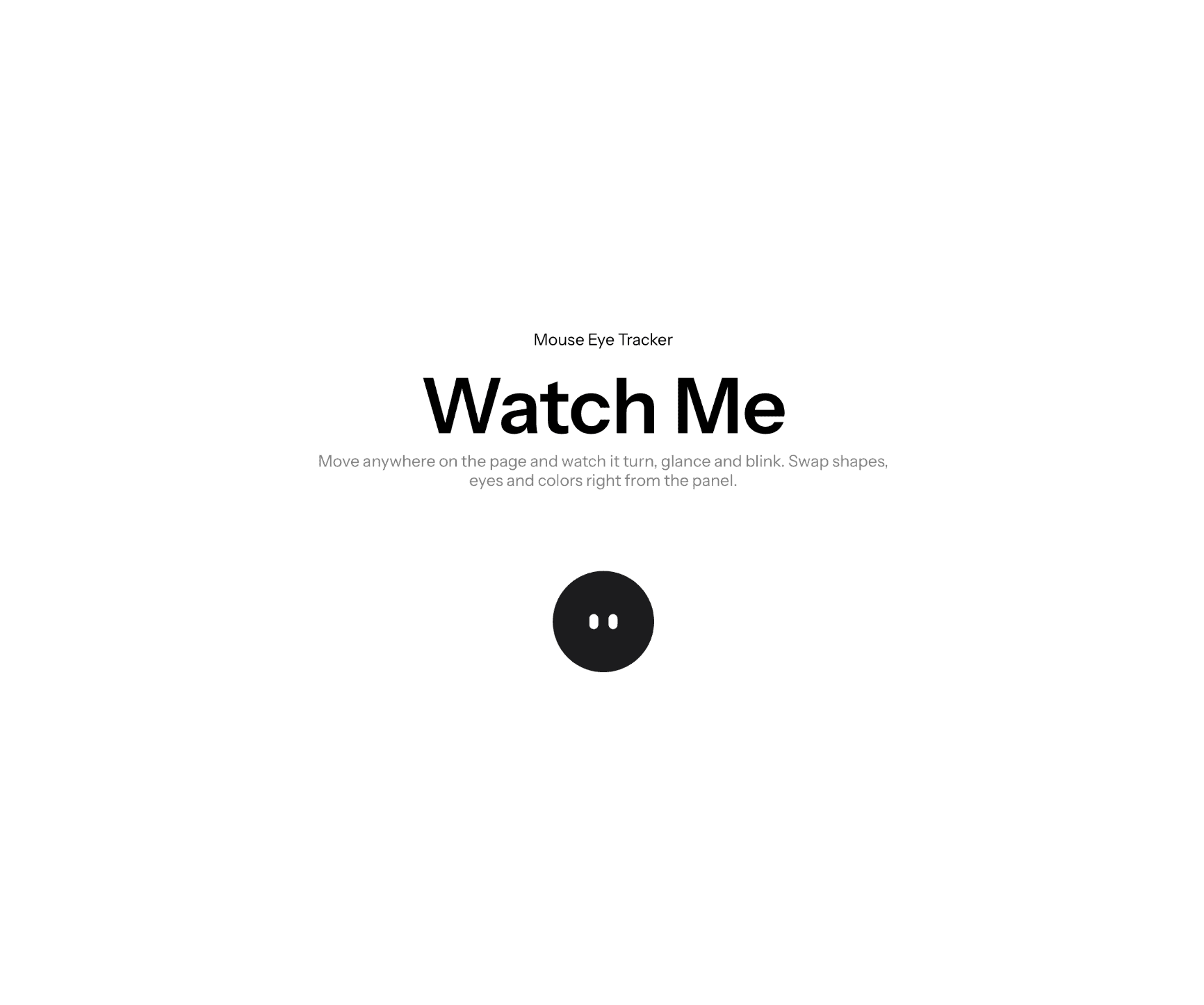 Mouse Eye Tracker