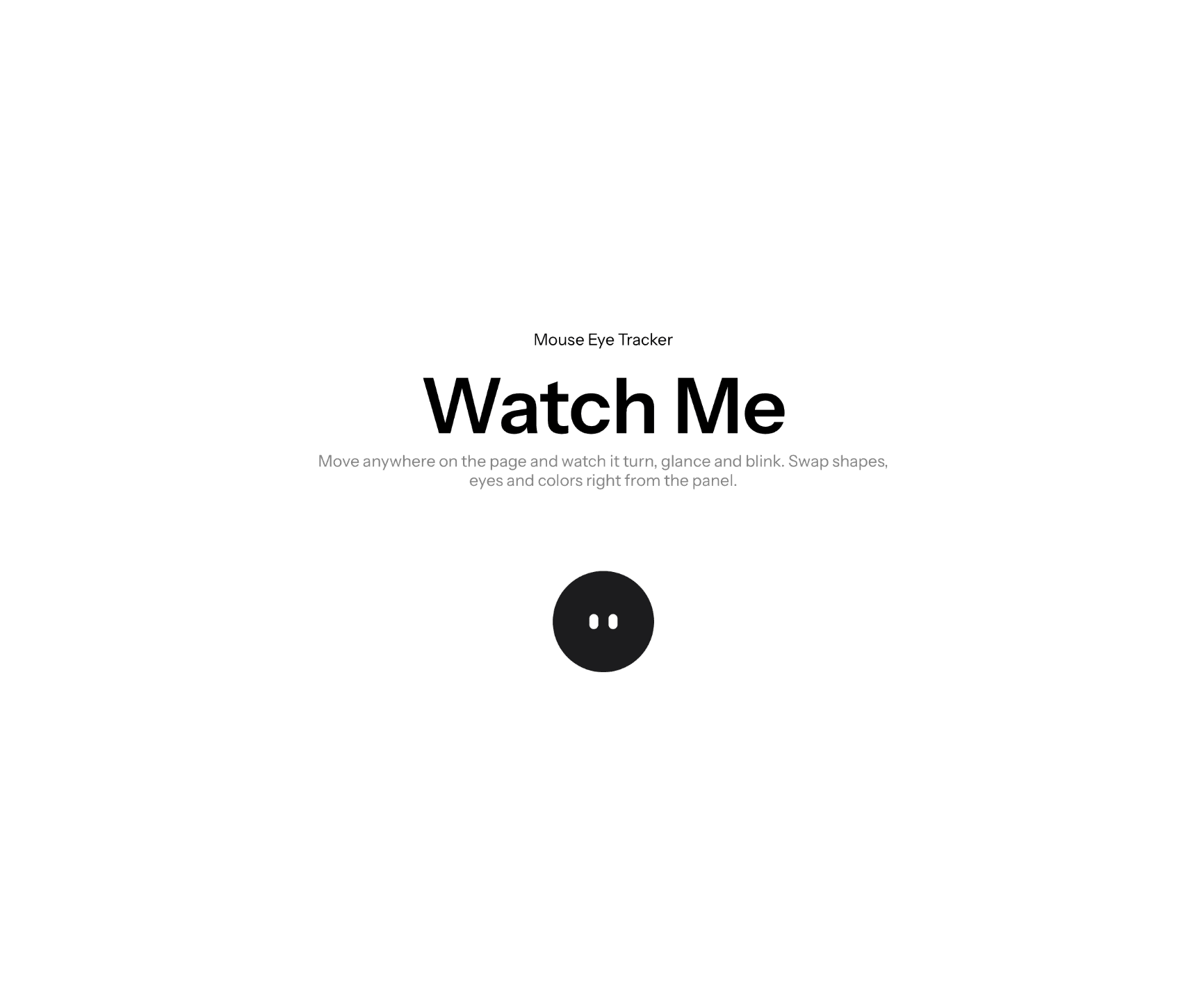 Mouse Eye Tracker
