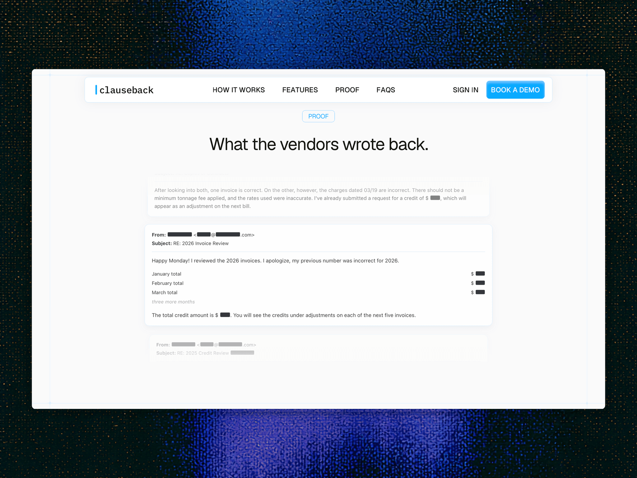 clauseback