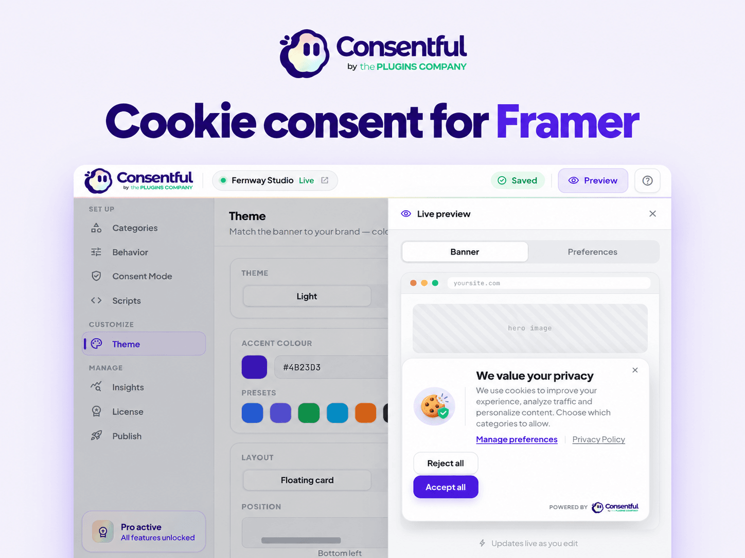 Consentful — Cookie Consent & GDPR