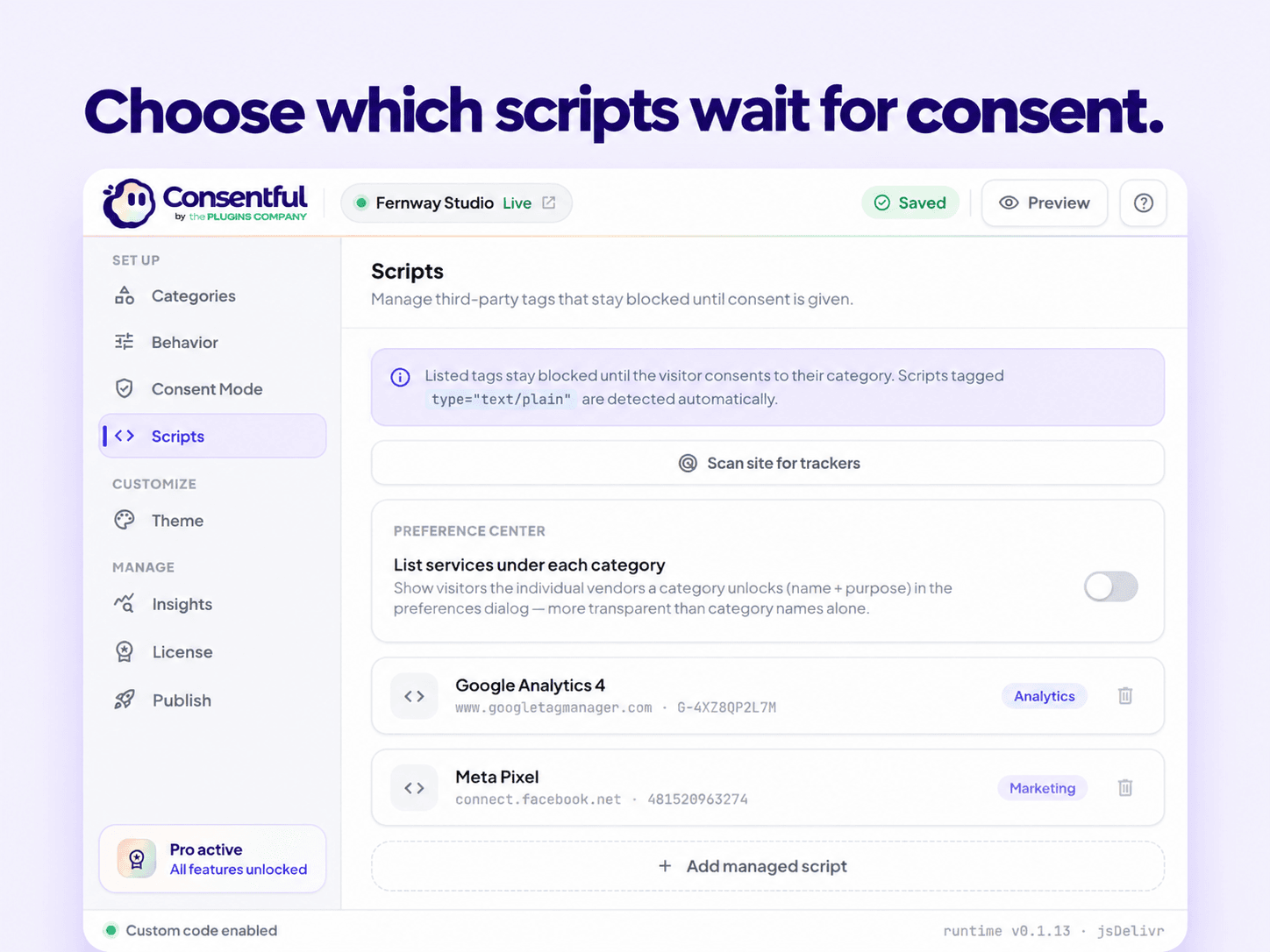 Consentful — Cookie Consent & GDPR