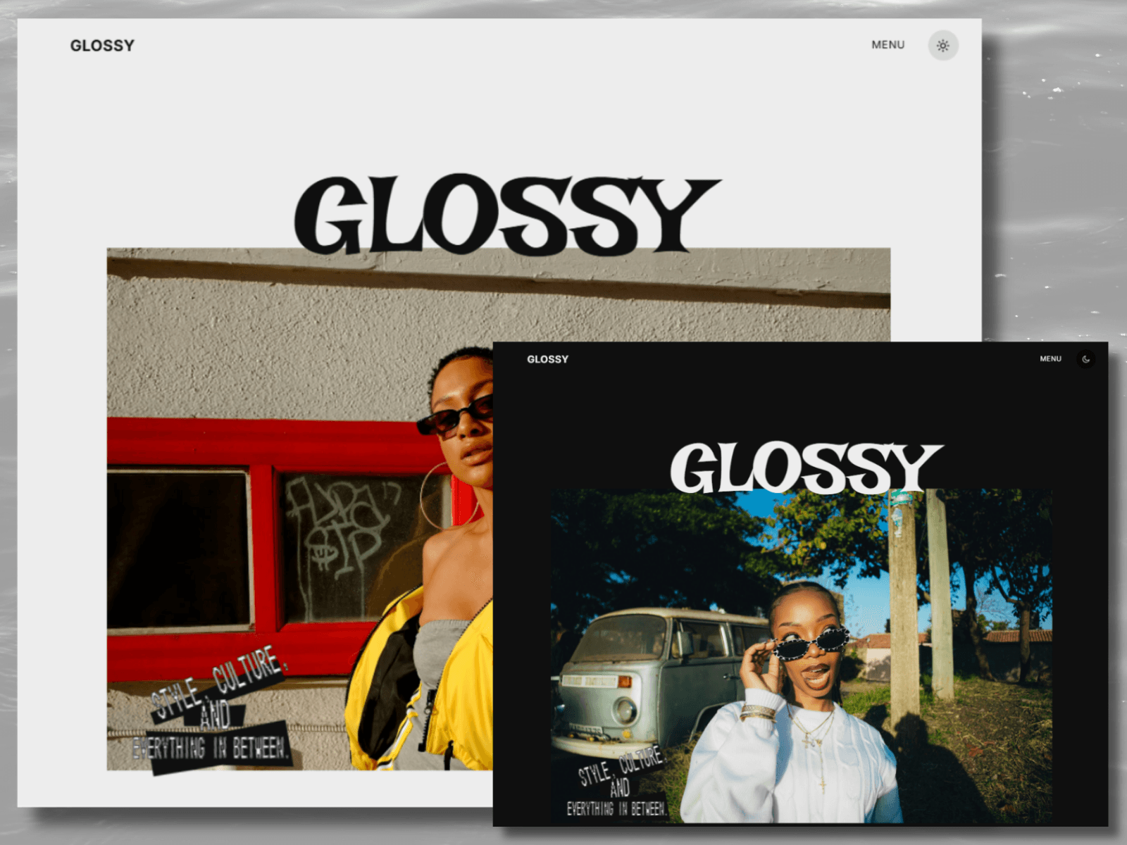 Glossy