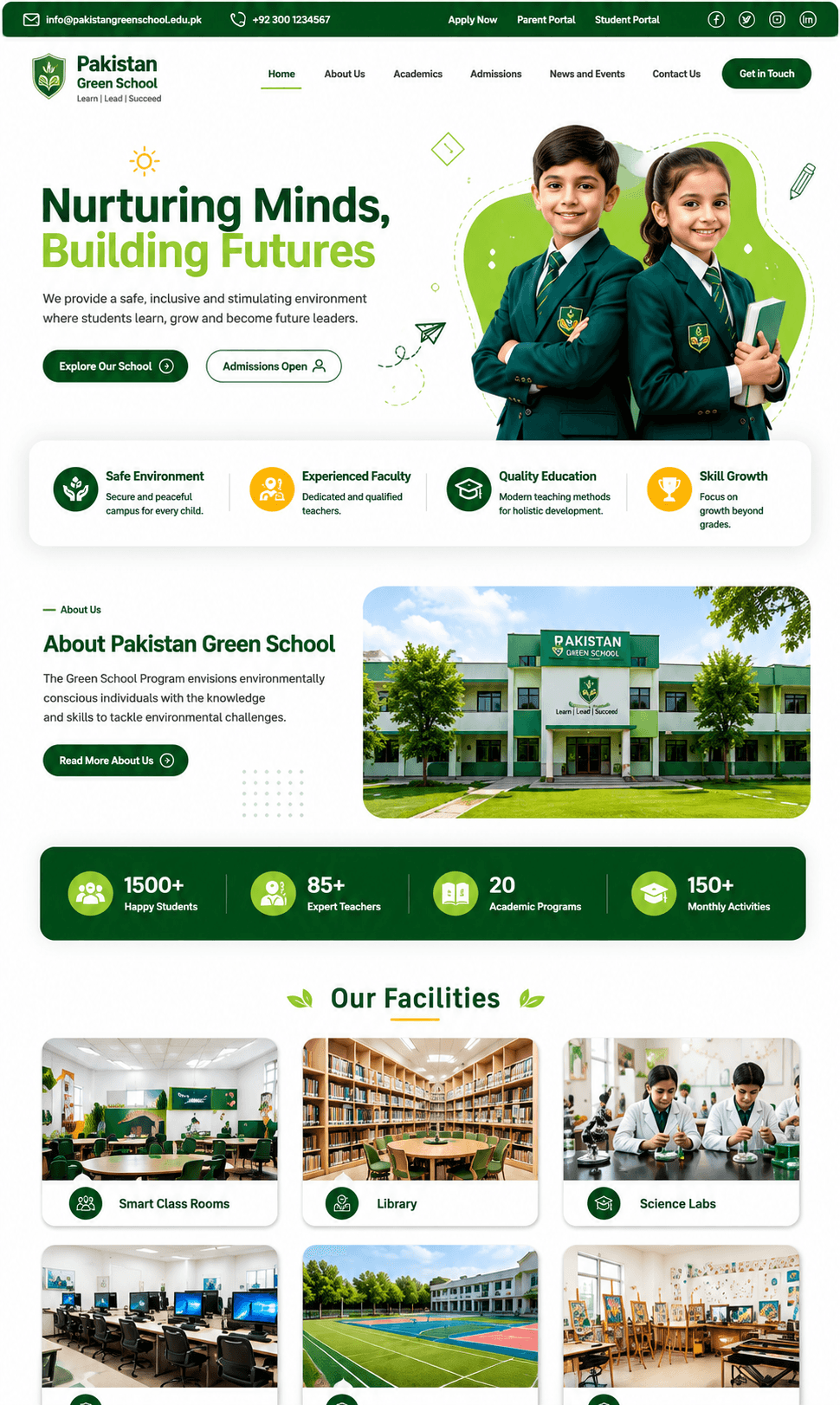 Just wrapped up a website design for an educational institution. The goal was to create a warm, professional look that reflects the school's values while keeping navigation simple for parents, students, and staff. Built entirely in Framer. Feedback and thoughts are welcome!