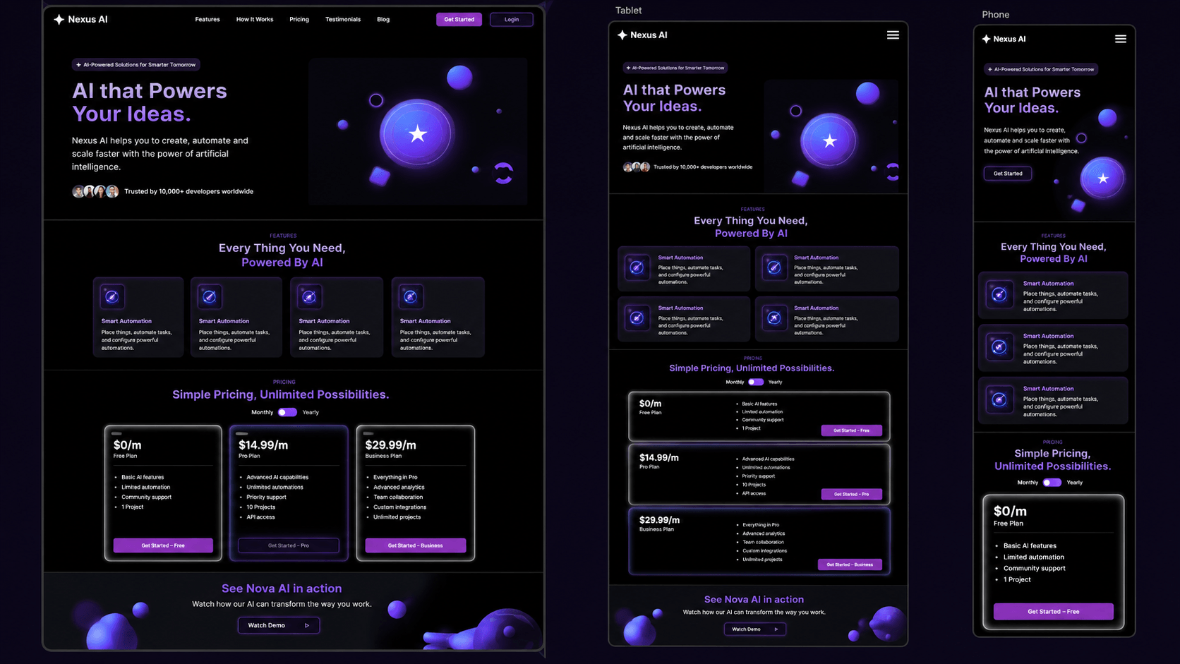 ๐ Sharing Something New!This time, Iโm not only focusing on design โ Iโm also exploring how real AI can be integrated into modern websites. ๐คI recently built NovaPixel AI, an AI-focused website concept combining a modern UI with an interactive AI image-generation experience.๐ Live Project: https://breakable-potato-028443.framer.app/My goal is to keep learning, experimenting, and building projects that go beyond just looking good โ they should actually work and create value.๐ผ Looking for a website developer? Iโm available for work!Iโd genuinely appreciate your feedback. If you have any suggestions or ideas that could make this project better, drop them in the comments โ Iโd love to hear them! ๐#WebDevelopment #AI #AIDevelopment #Framer #WebDesign #UIDesign #FrontendDevelopment #AIImageGenerator #FreelanceDeveloper