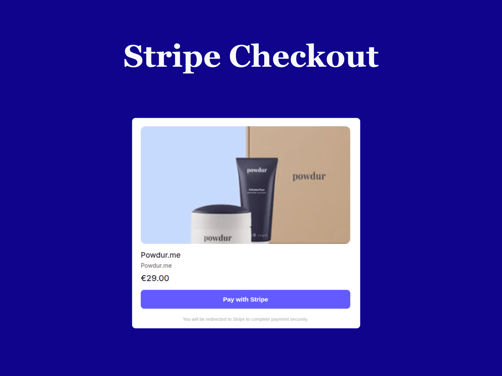 Stripe Checkout