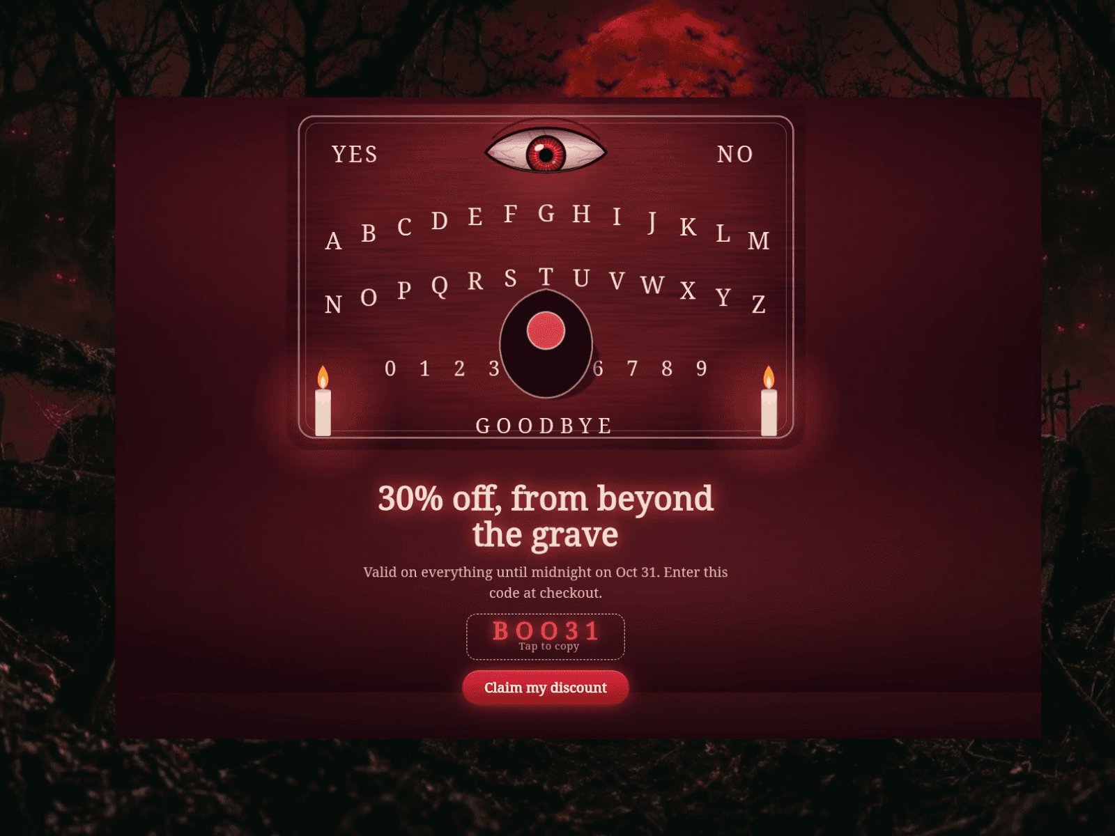 Best Haloween Popup
