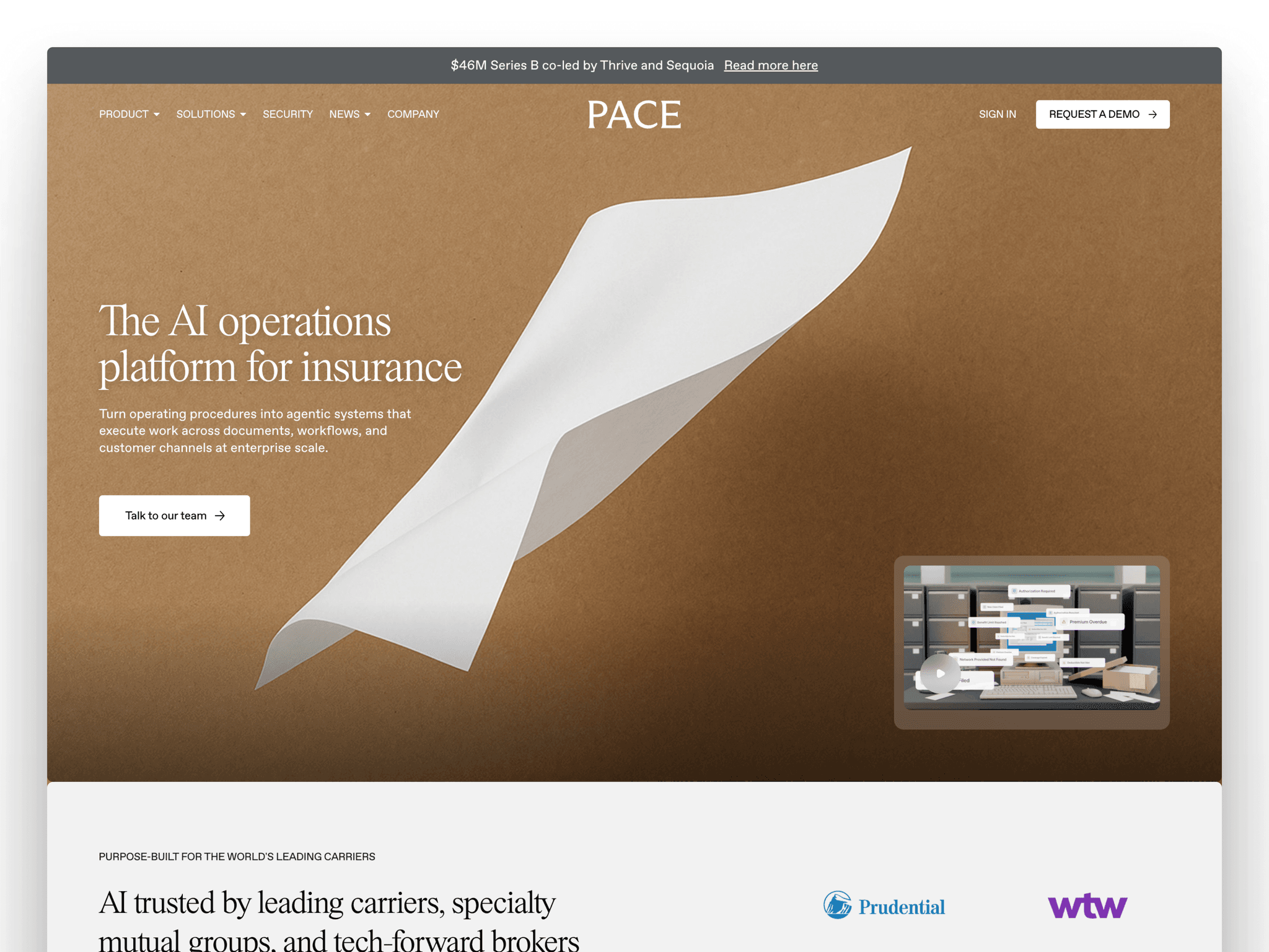 Pace - AI operations