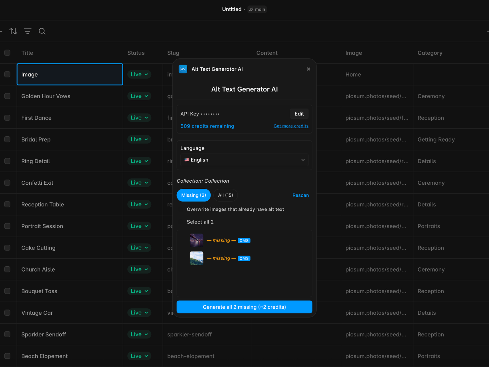 Alt Text Generator AI