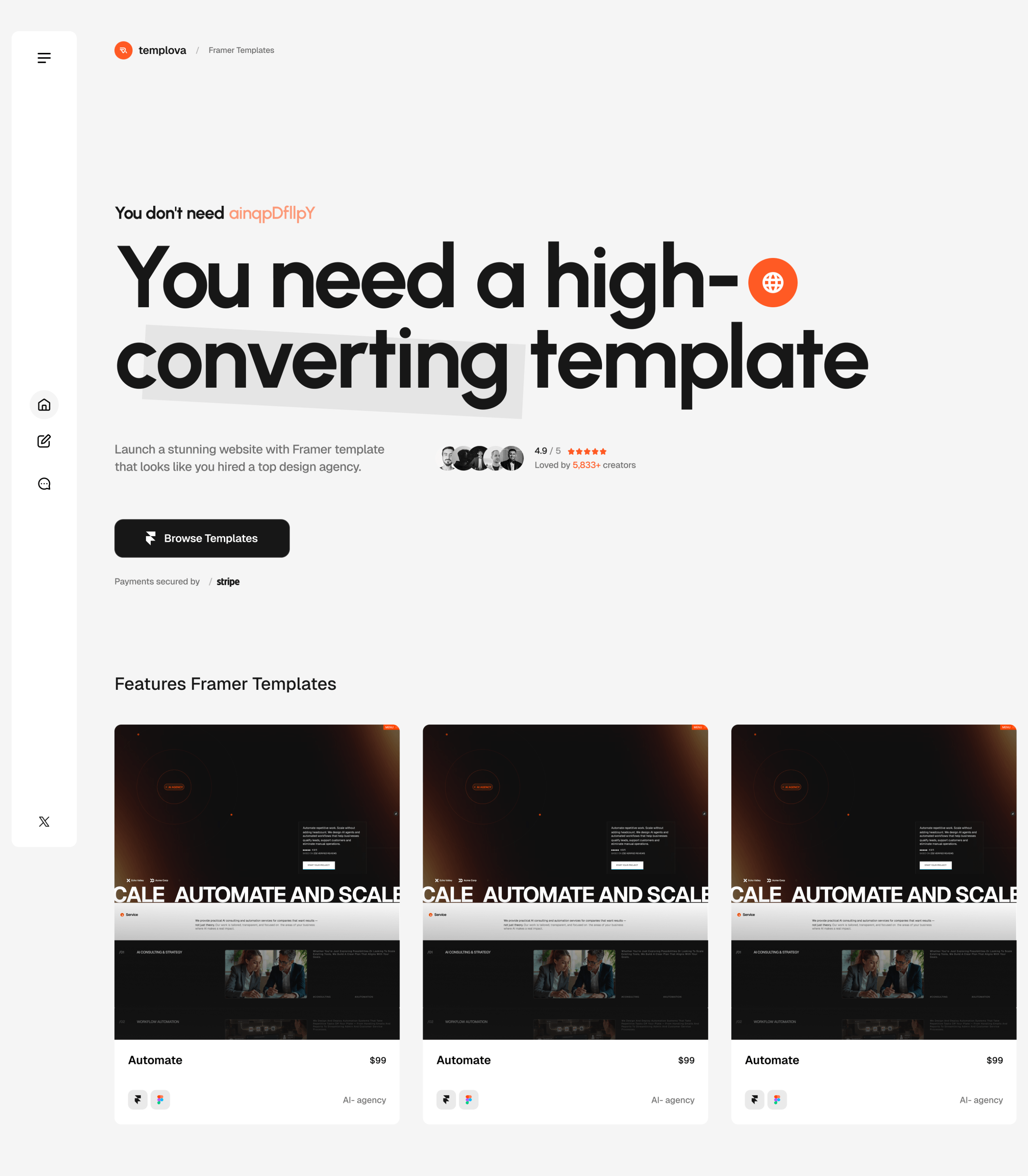 Quick exploration for my template store, the message is strong but I feel like I'm completely in a generic and basic style...... your opinions??