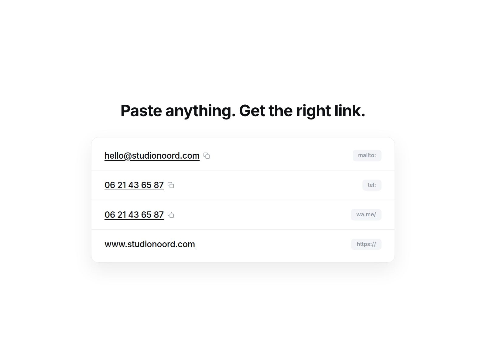 Contact Link