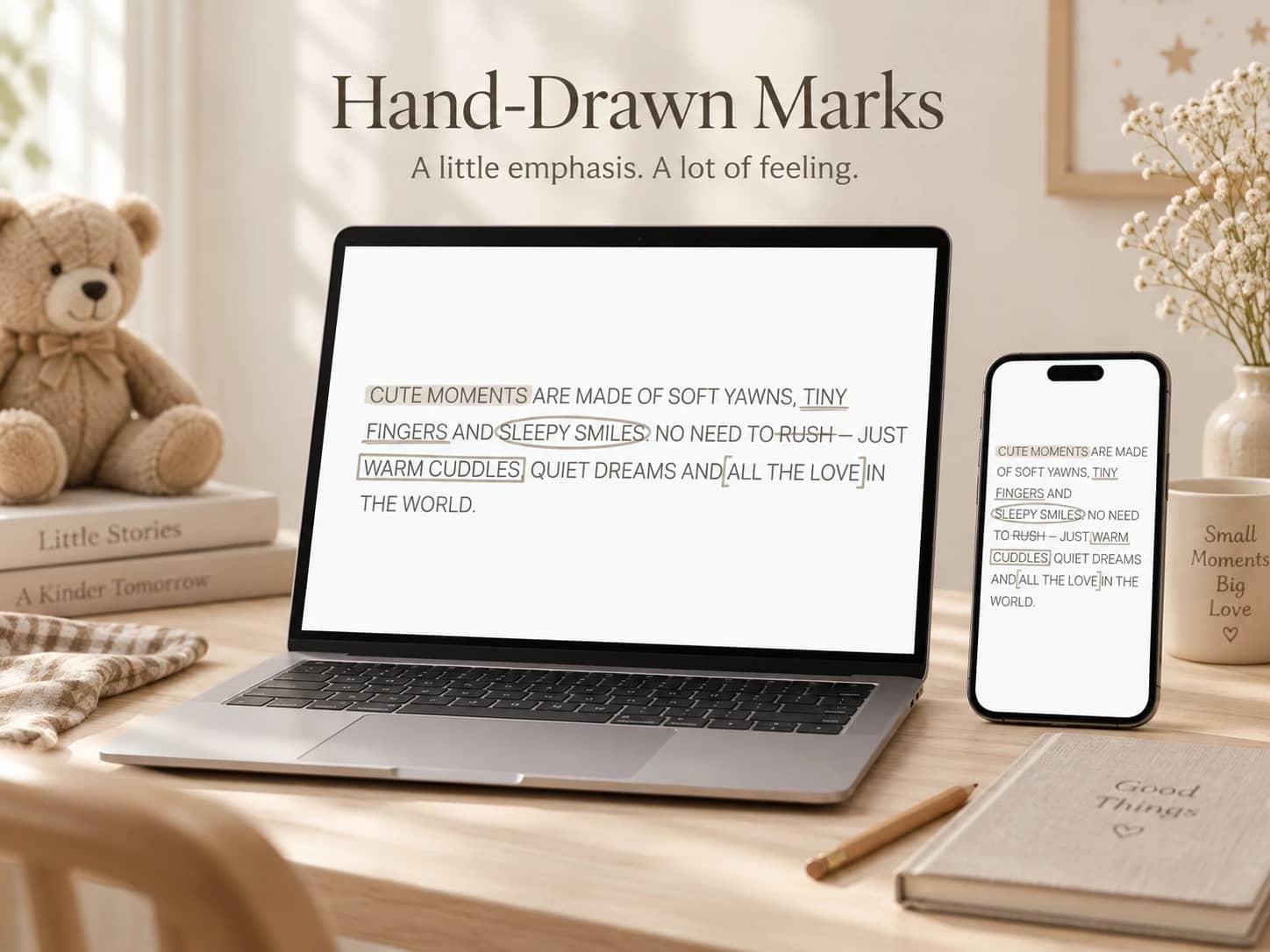Hand-Drawn Marks