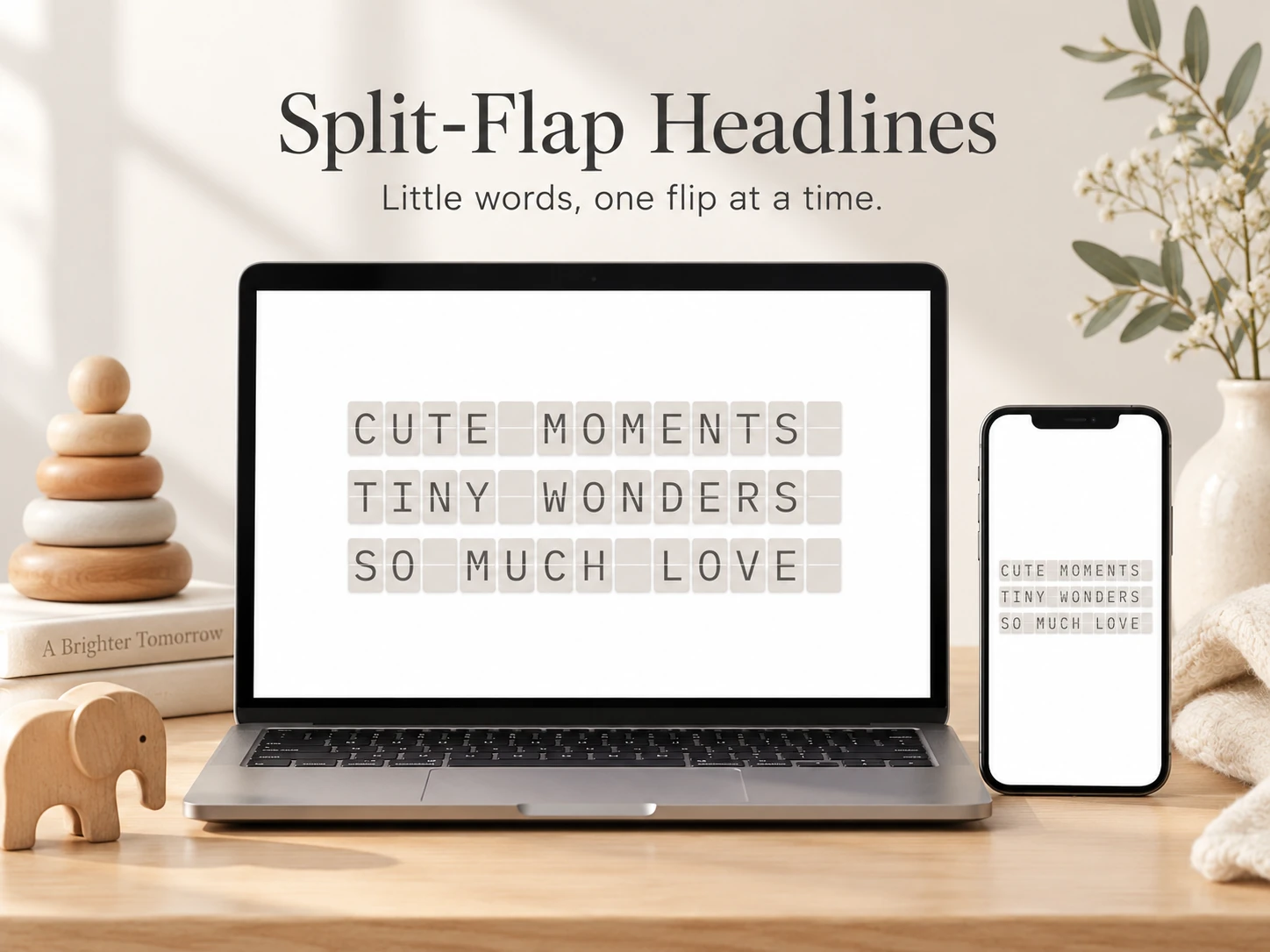 Split-Flap Headlines