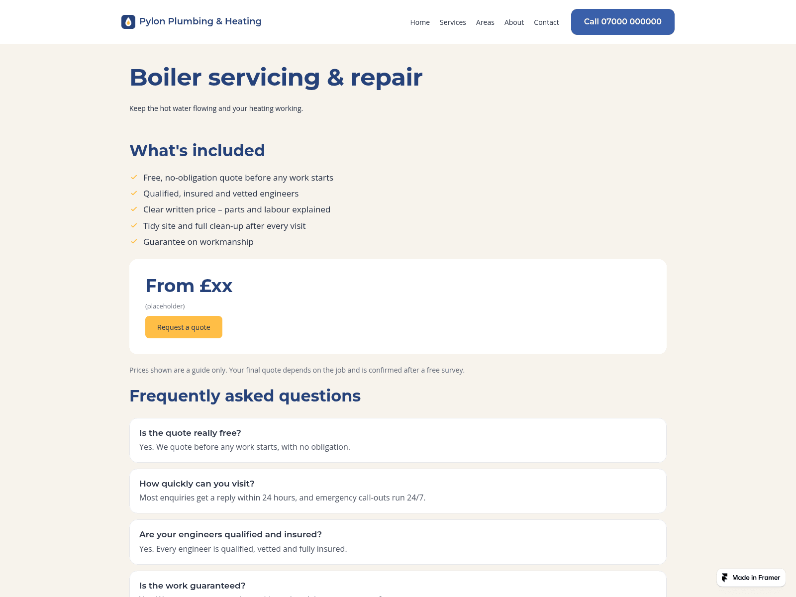 Plumber & Trades