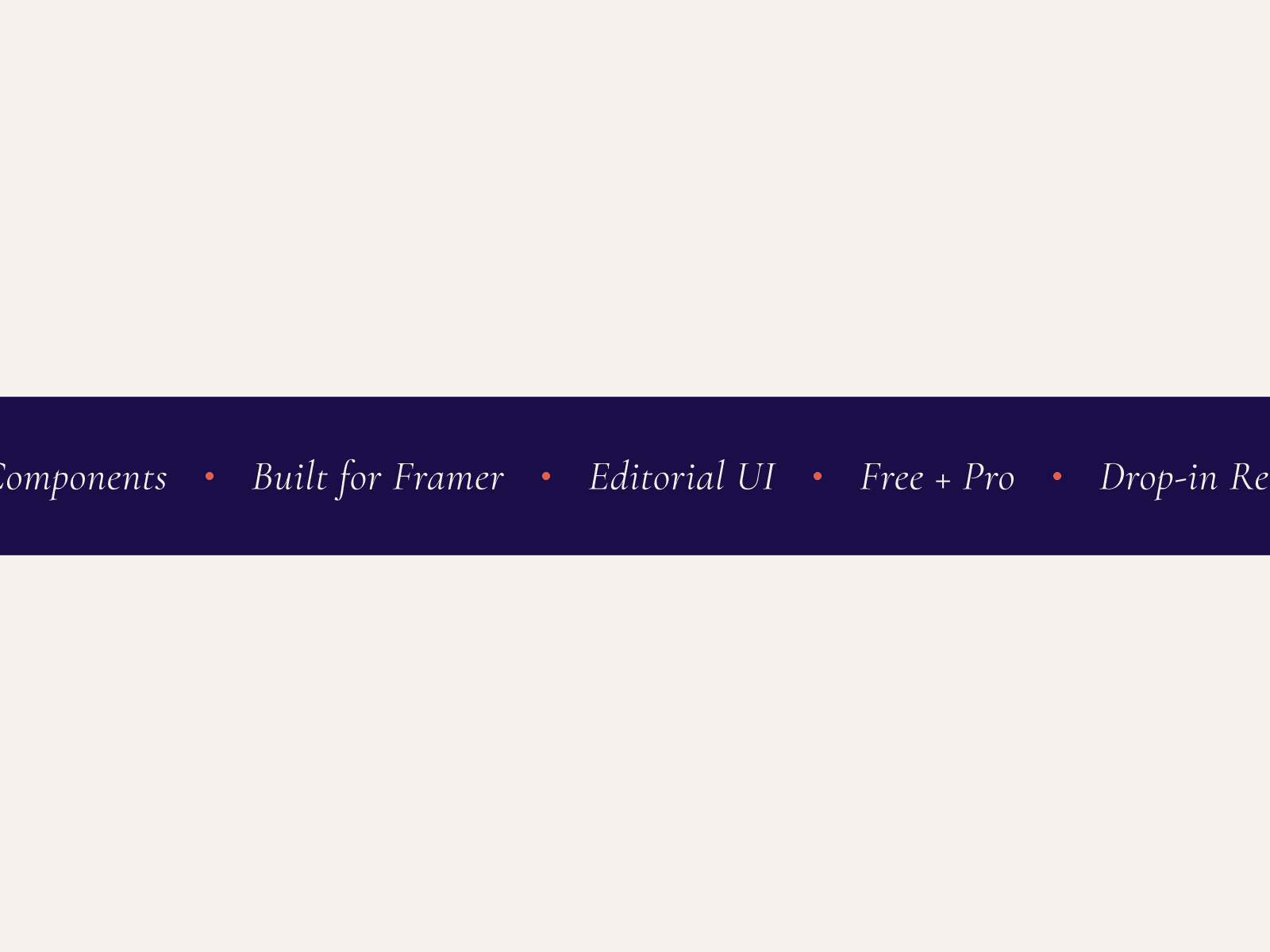 NR — Marquee Ticker