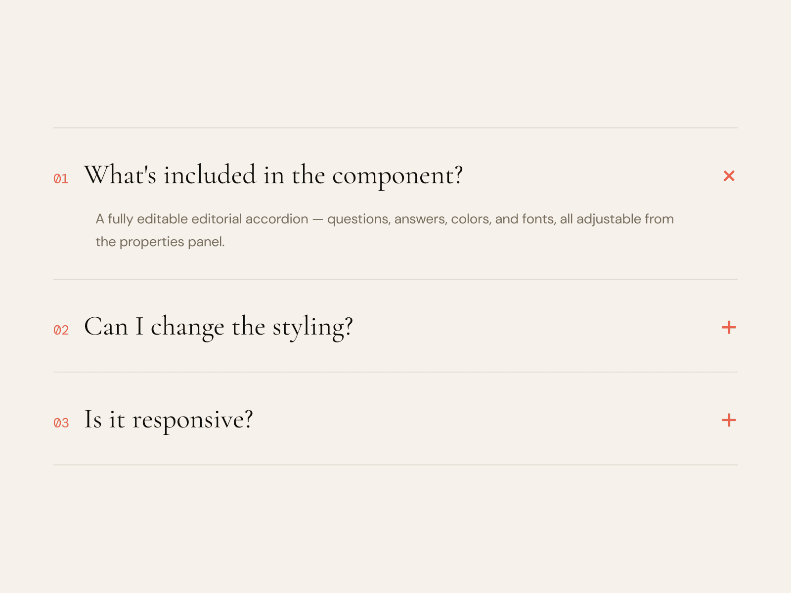 NR — FAQ Accordion
