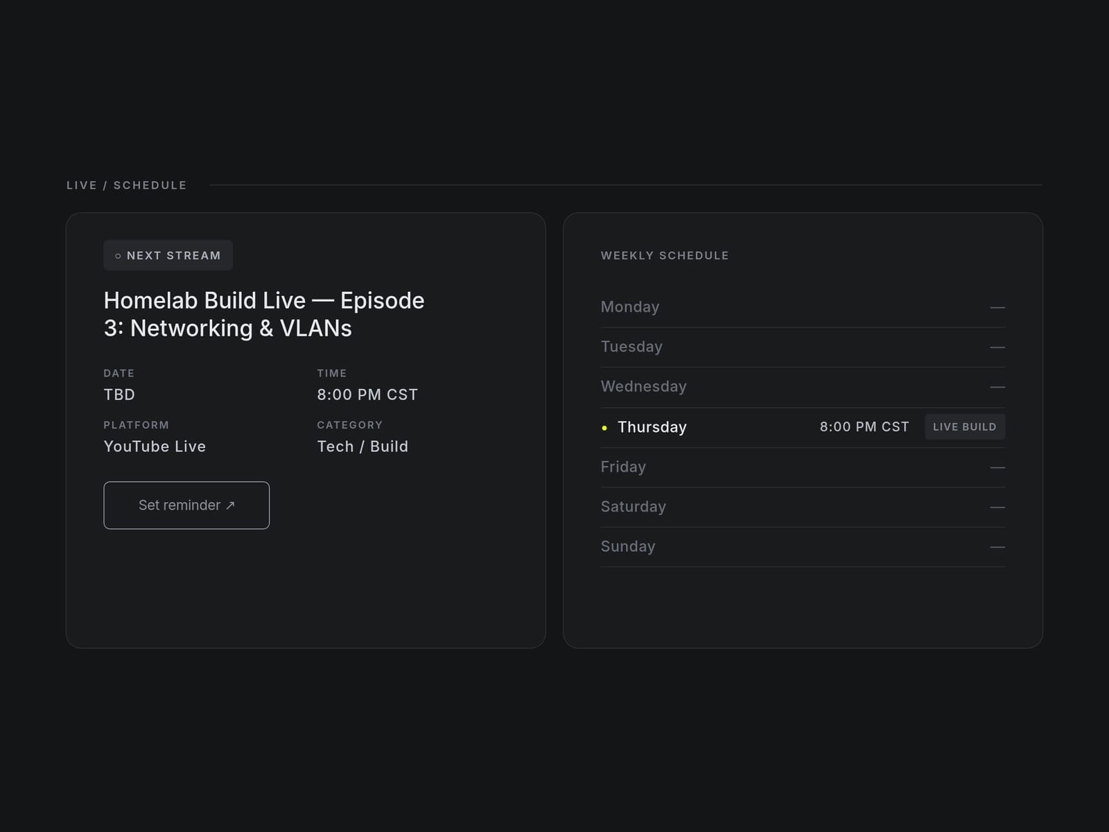 Creator Channel Kit