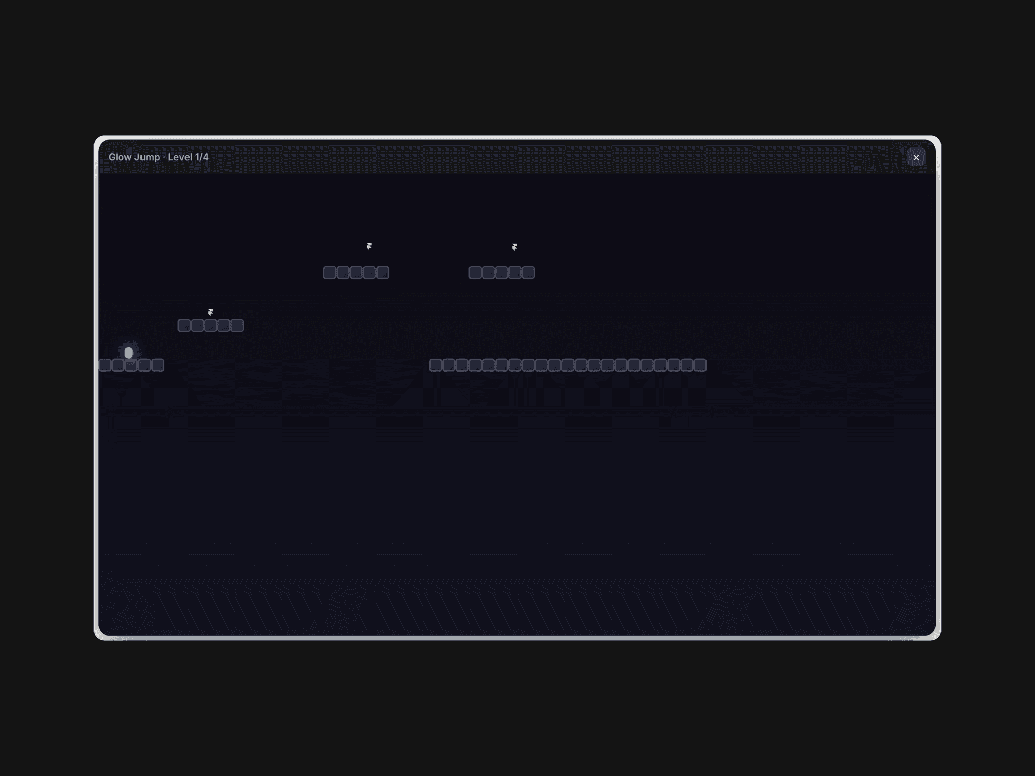 Glow Jump Game