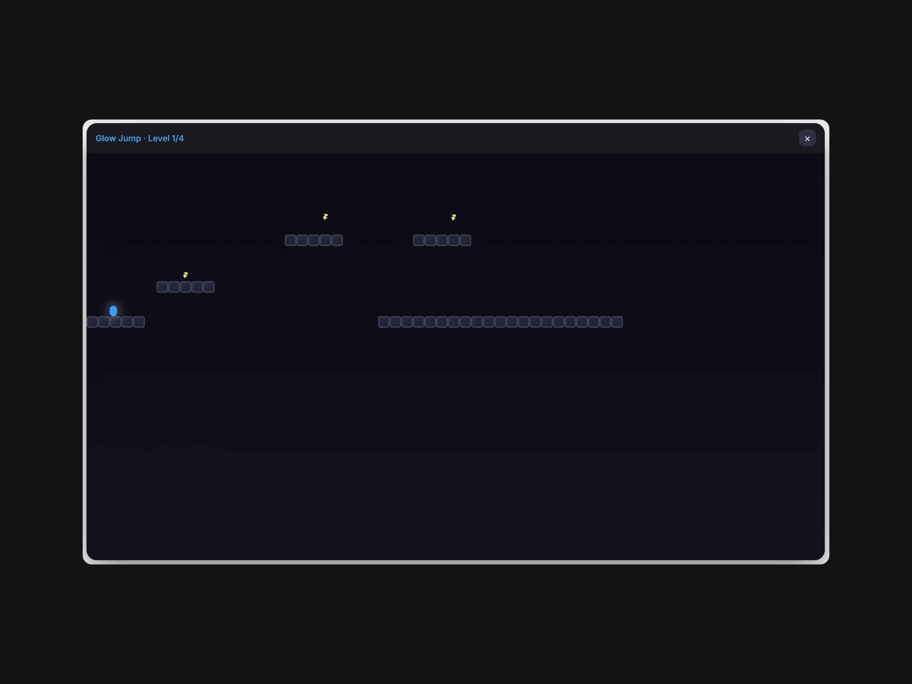 Glow Jump Game