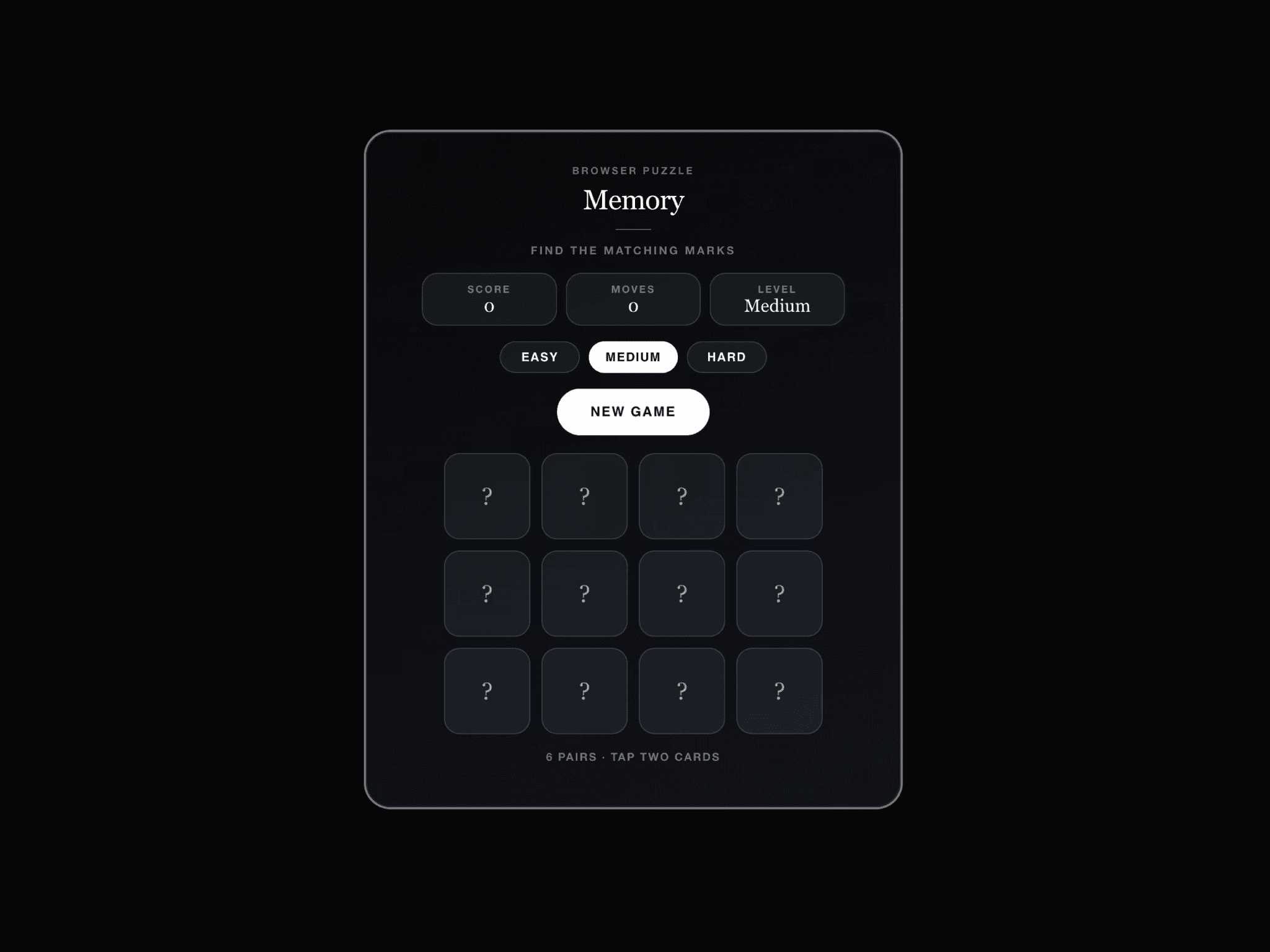 Memory Game 2