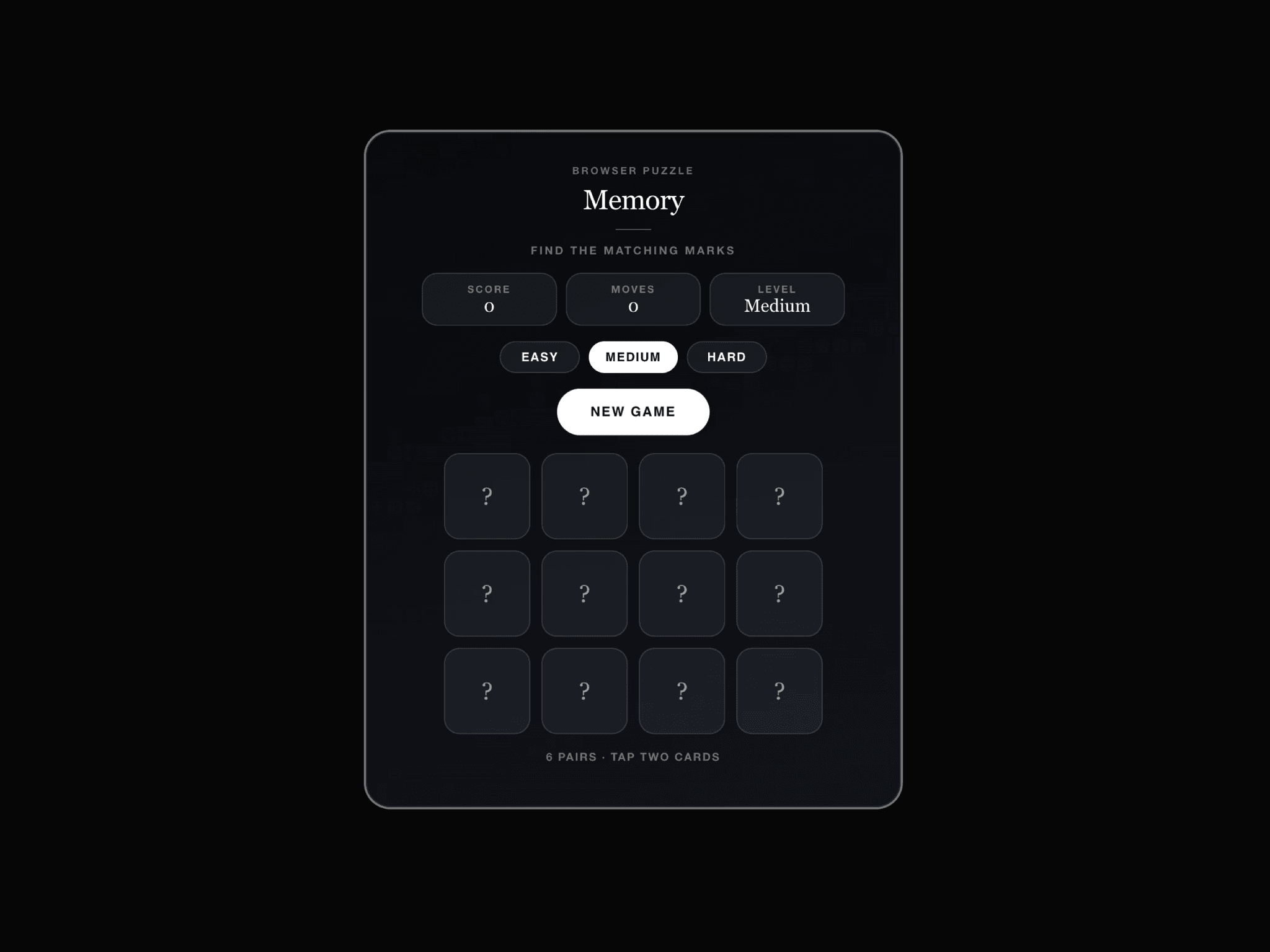 Memory Game 2