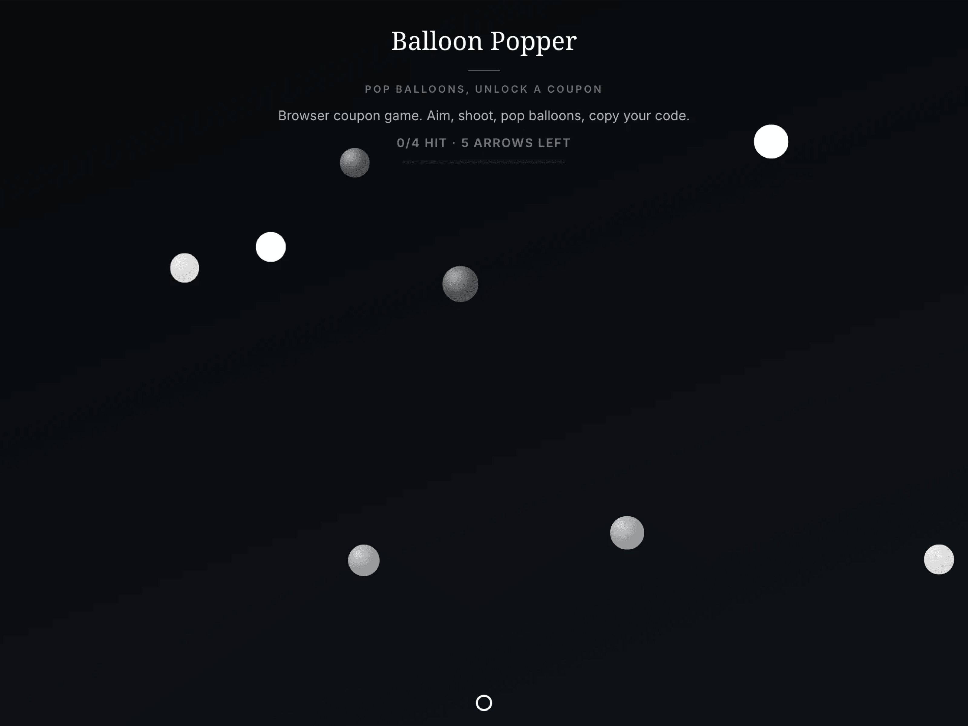 Balloon Popper