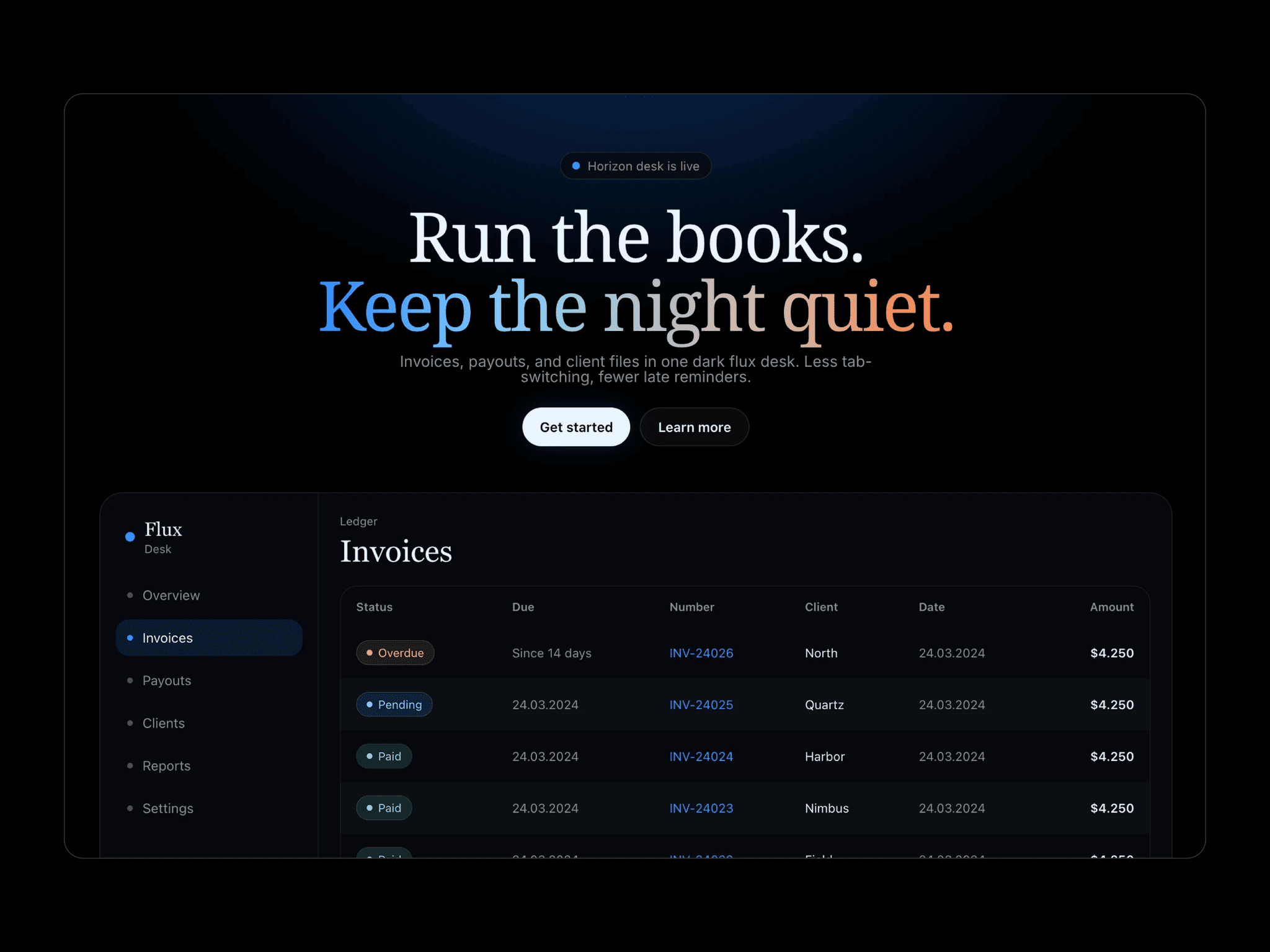 Product Hero Desk